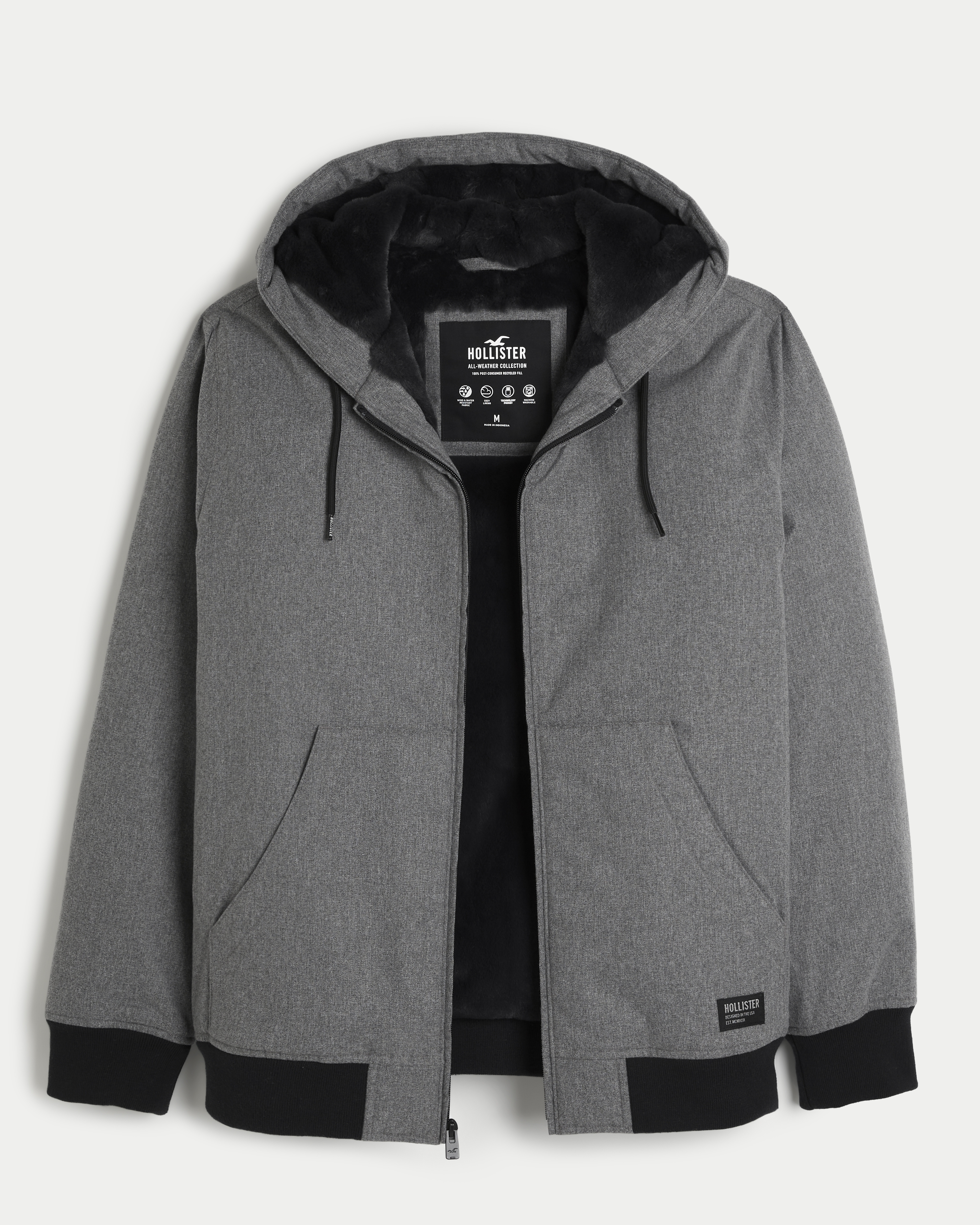 Hollister All-Weather Utility Bomber Jacket