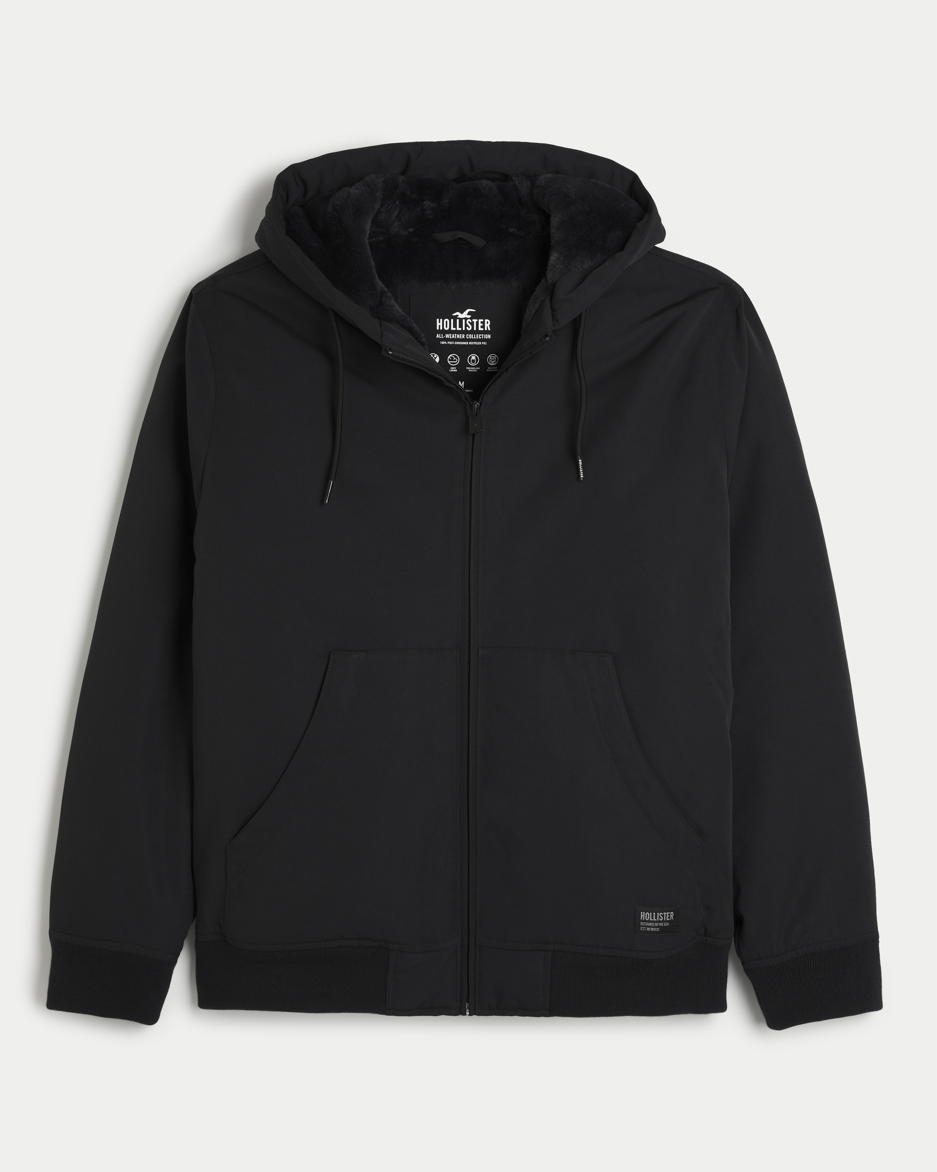 Hollister All-Weather Utility Bomber Jacket