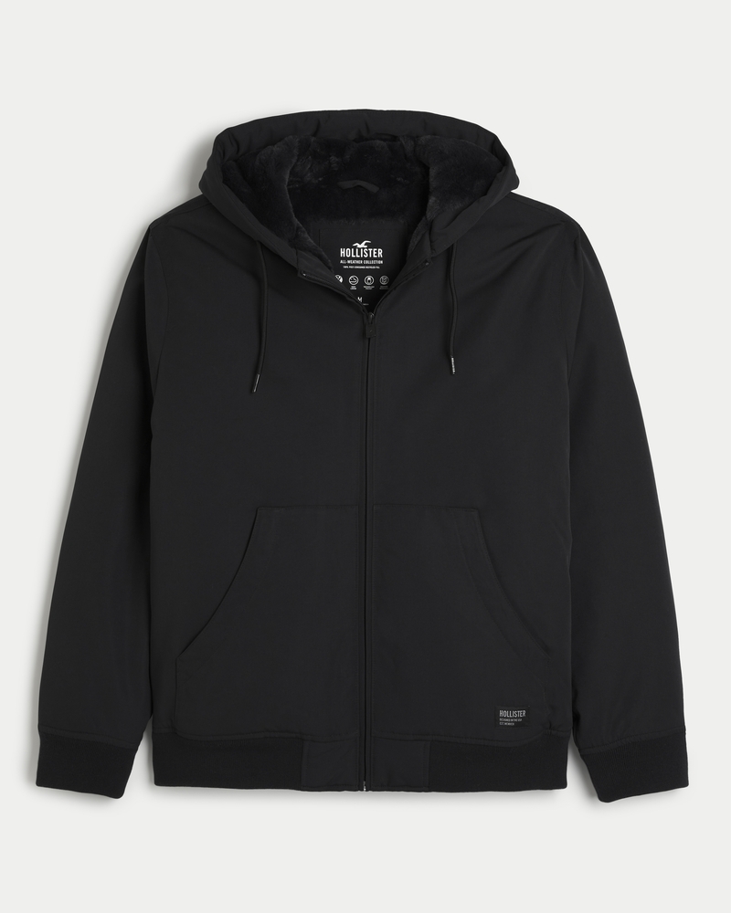 Hollister Co. FAUX FUR-LINED ALL-WEATHER JACKET - Winter jacket