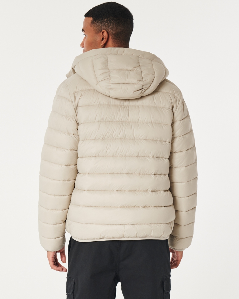 Hollister teddy lined jersey jacket with faux fur hood