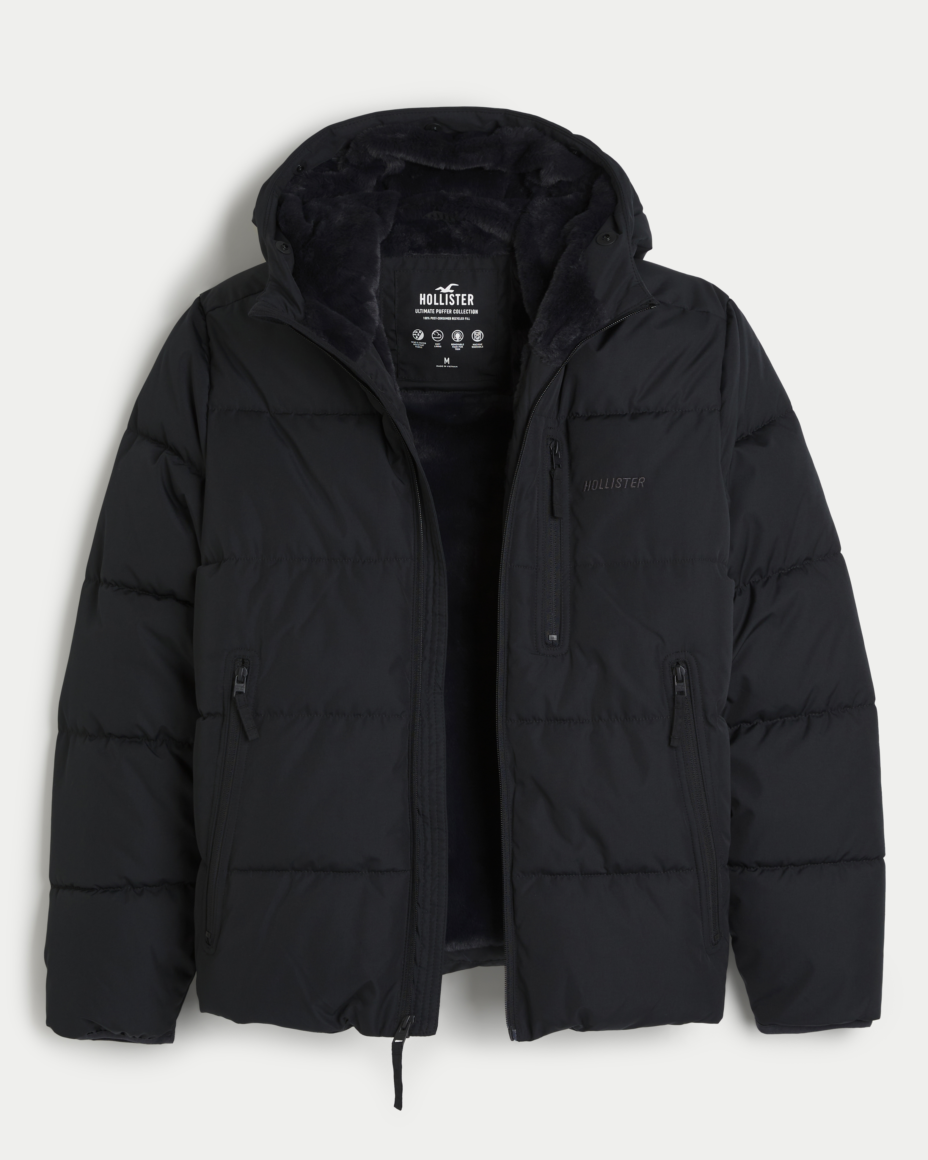 Cozy lined bomber outlet jacket hollister