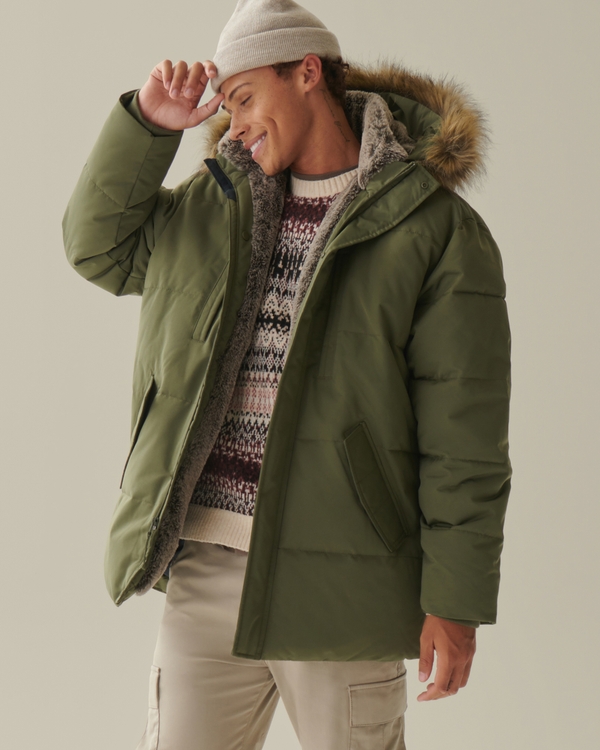 Faded-effect utility gilet - Jackets and coats - Men
