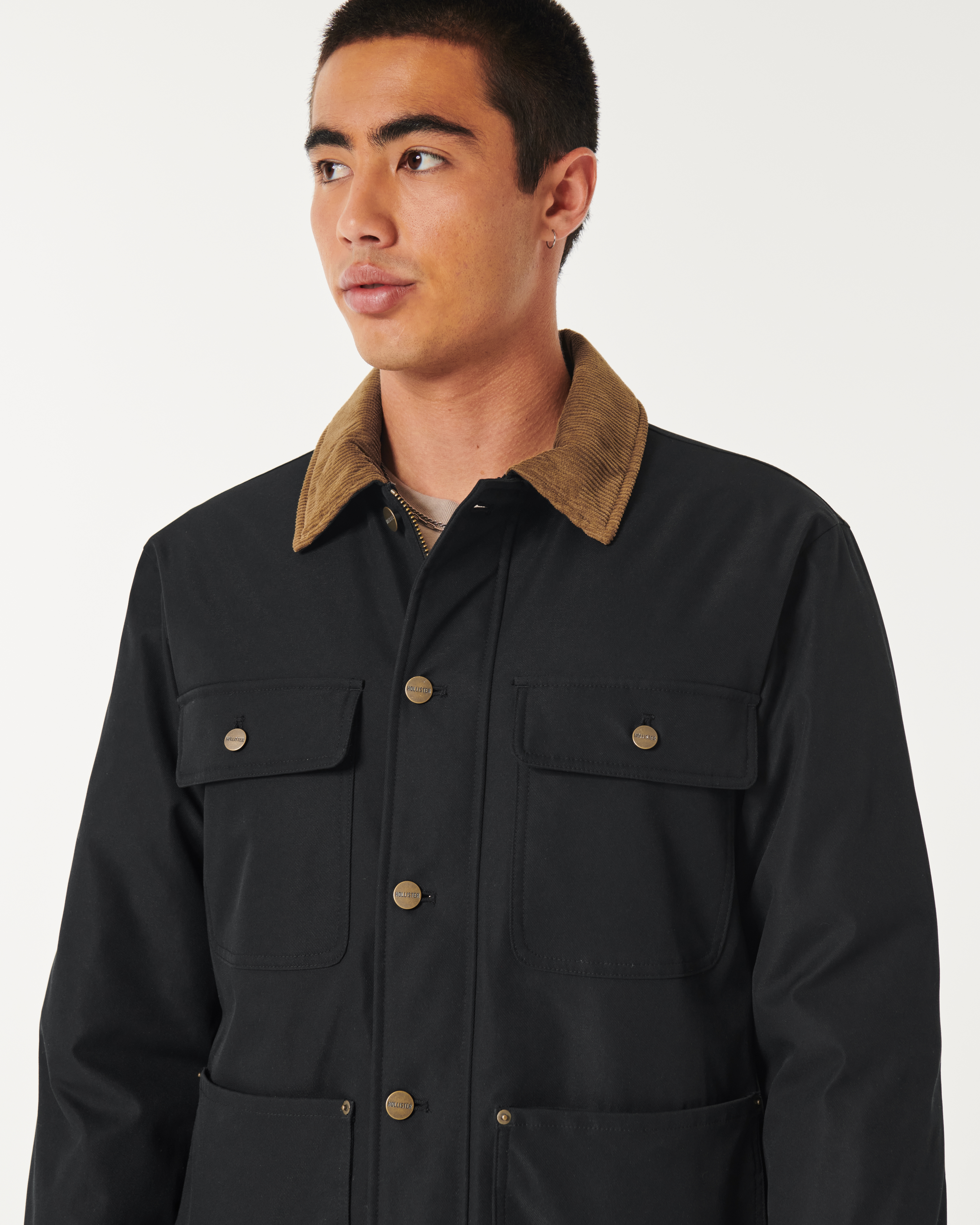 Hollister corduroy jacket best sale