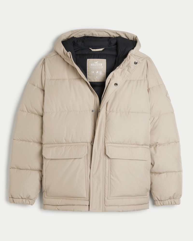 Hollister bubble coat hotsell