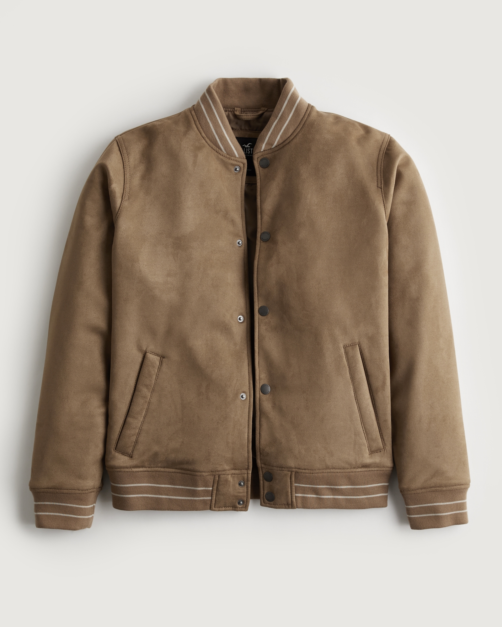 Cheap Price with Lower Minimum Order Quantity Suede Bomber Jacket