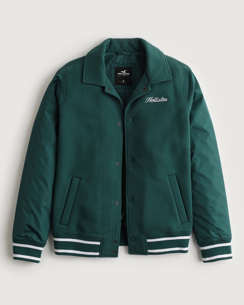 Men's Varsity Bomber Jacket Men's Jackets & Coats