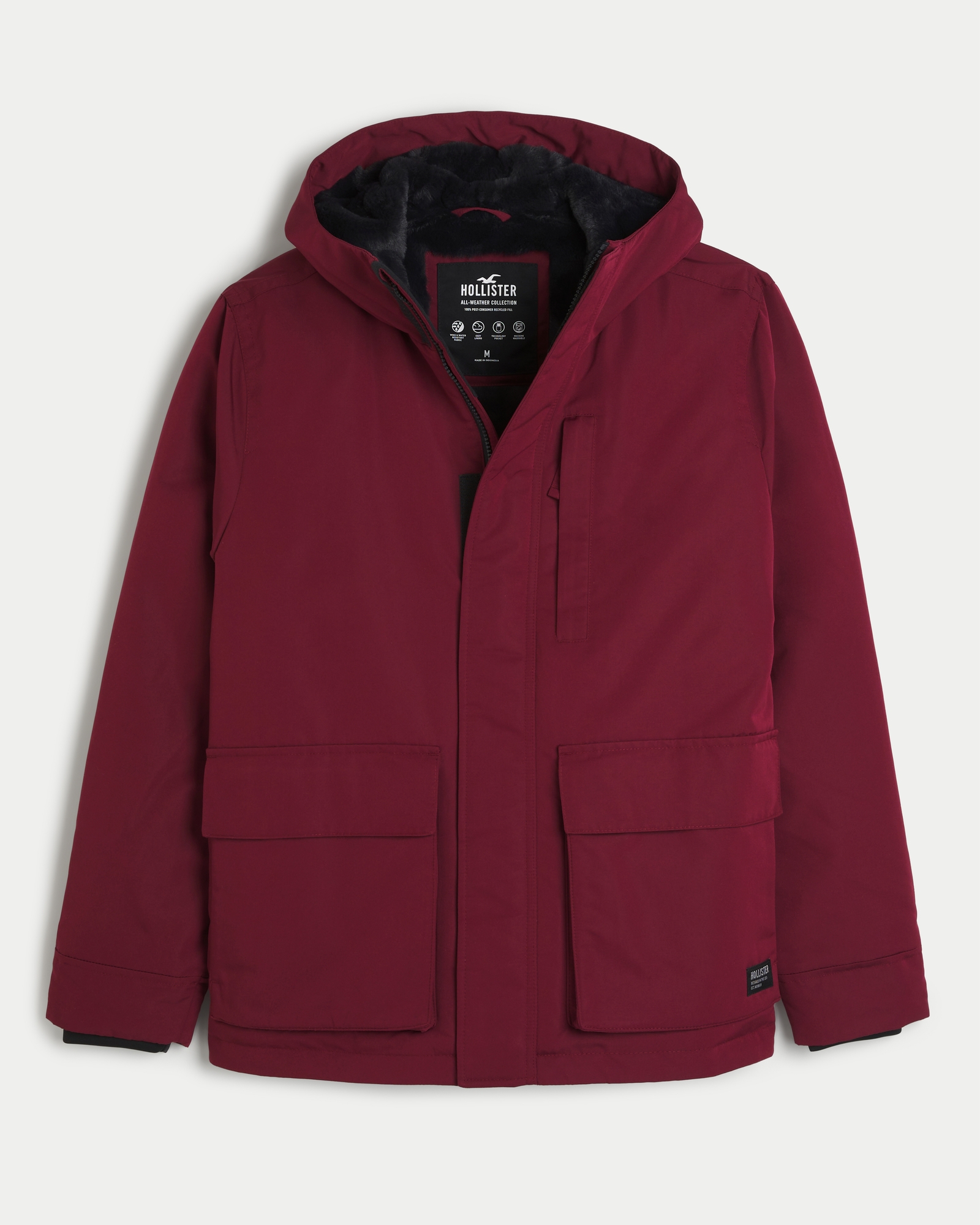 Hollister Fleece-Lined All-Weather Jacket