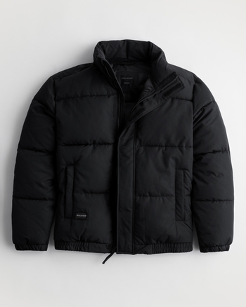Hollister mock neck top puffer jacket