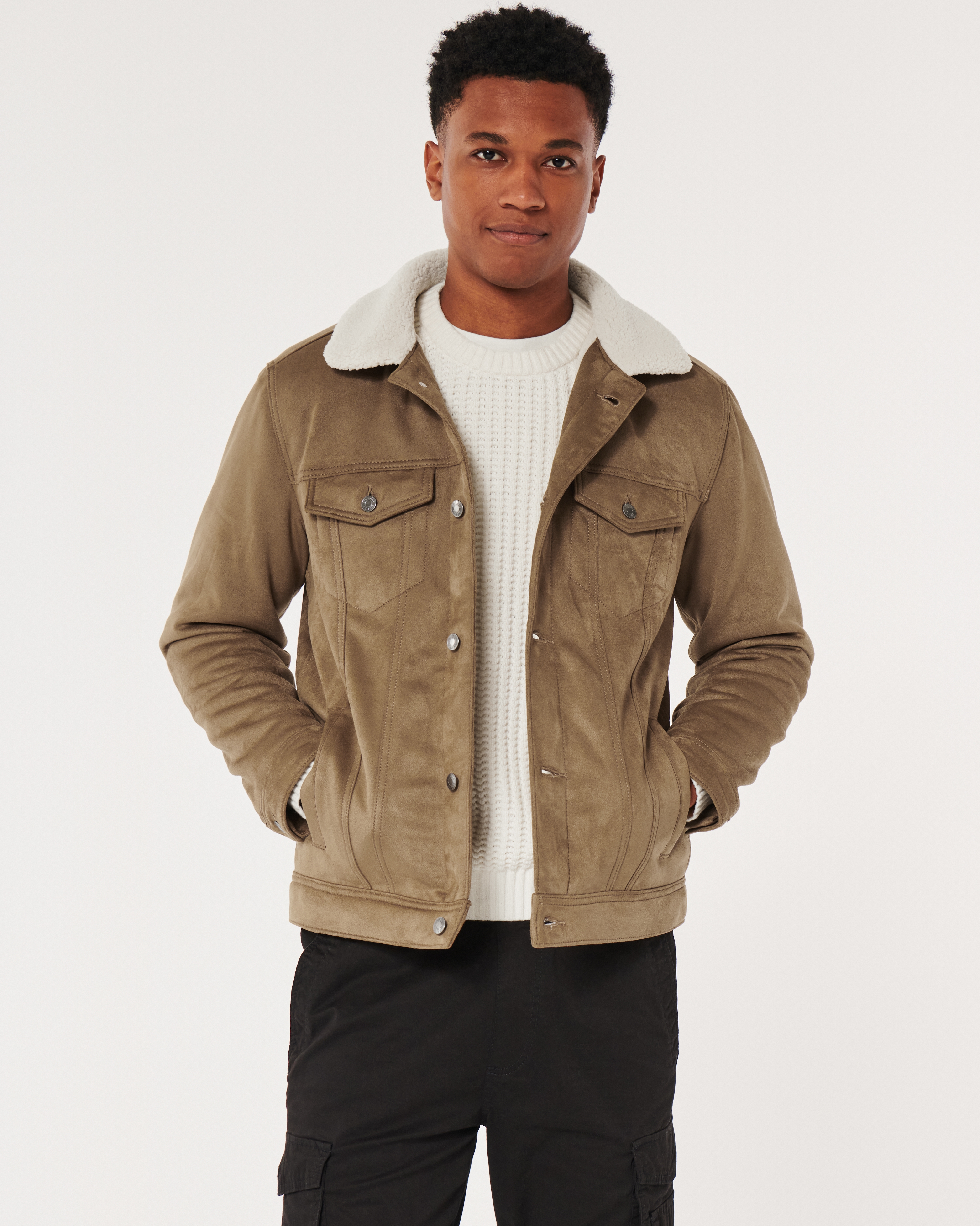 Hollister sale suede jacket