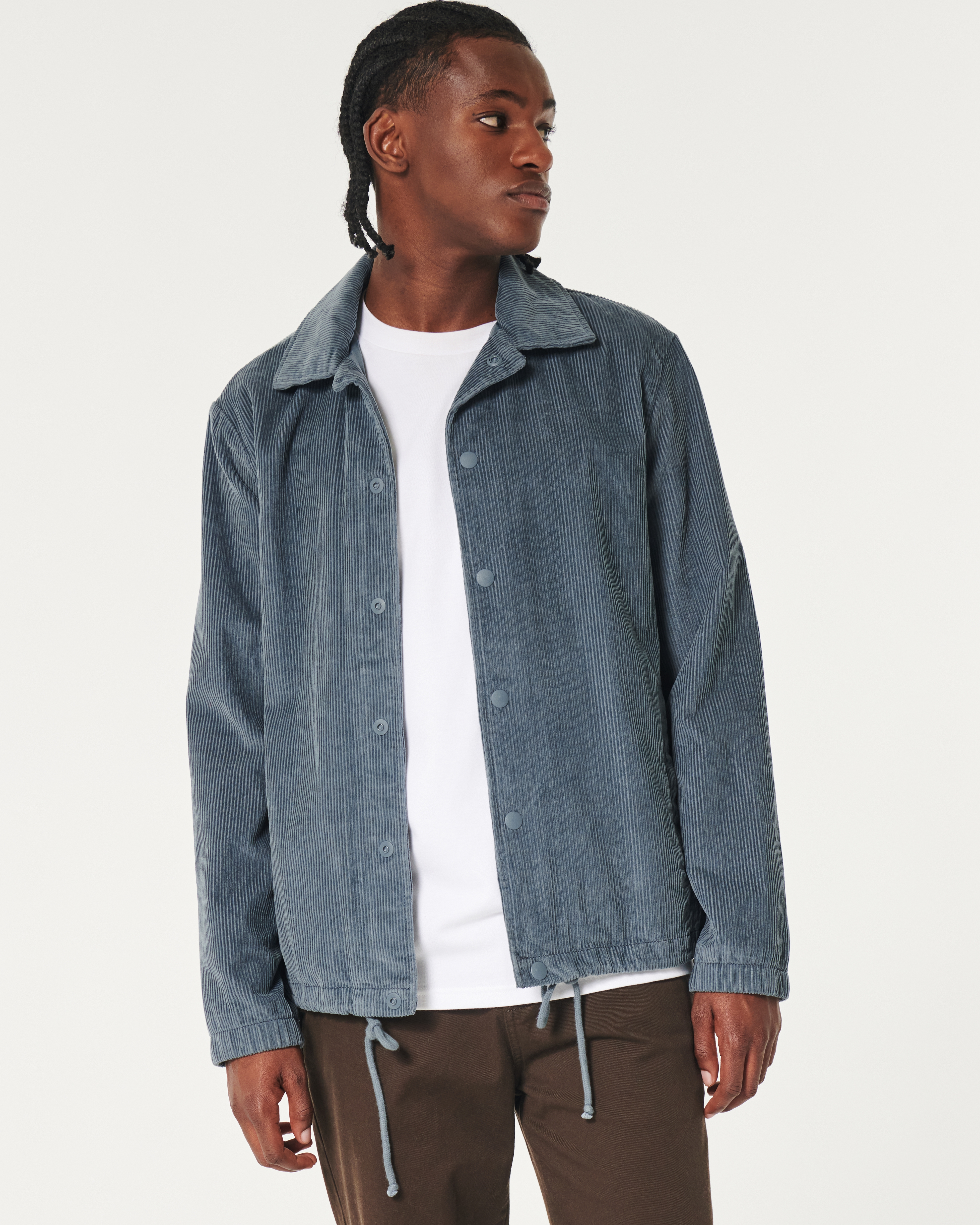 Men's Corduroy Coach's Jacket | Men's Sale | HollisterCo.com