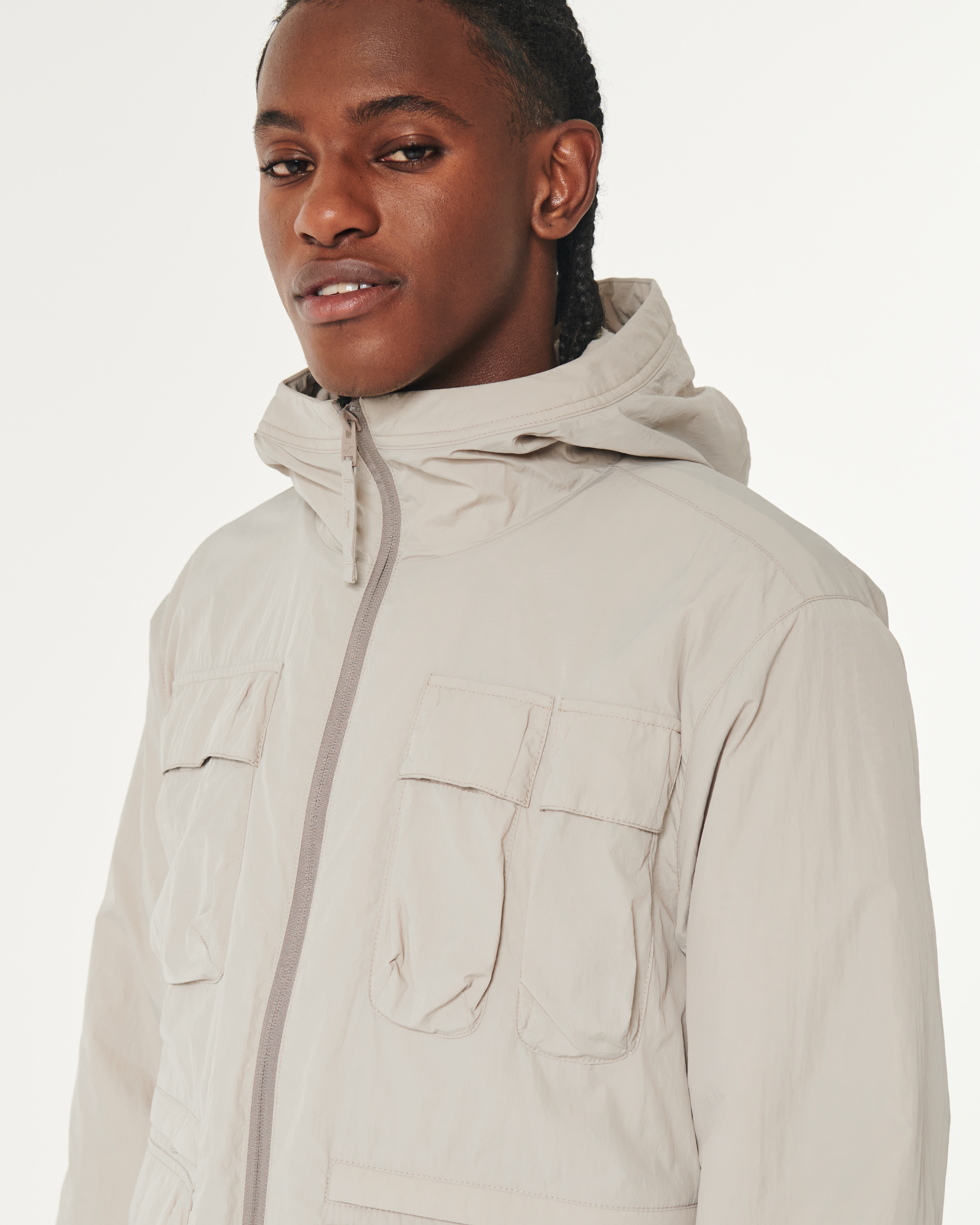 Hollister fleece lined on sale jacket