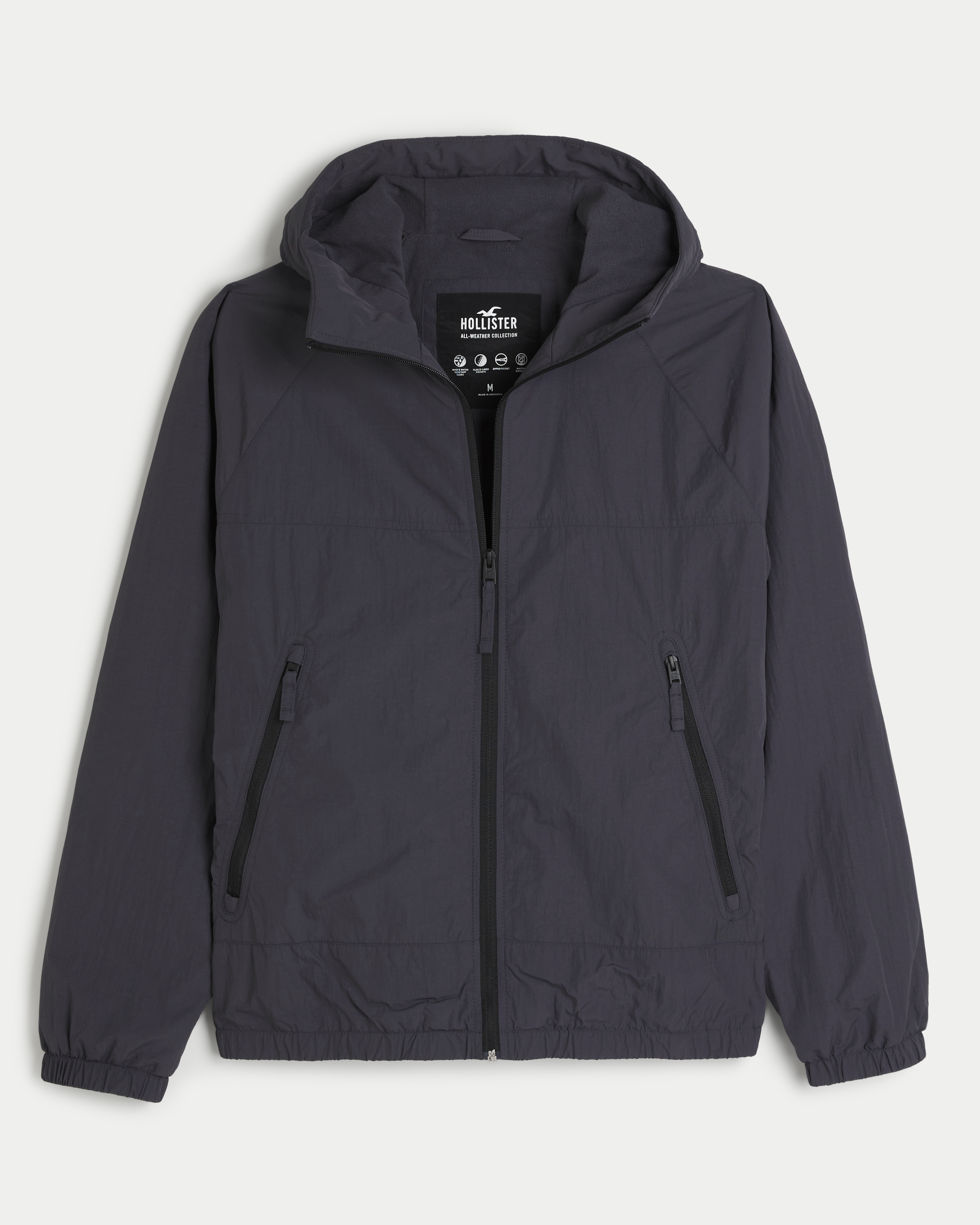 Hollister fleece lined store jacket mens