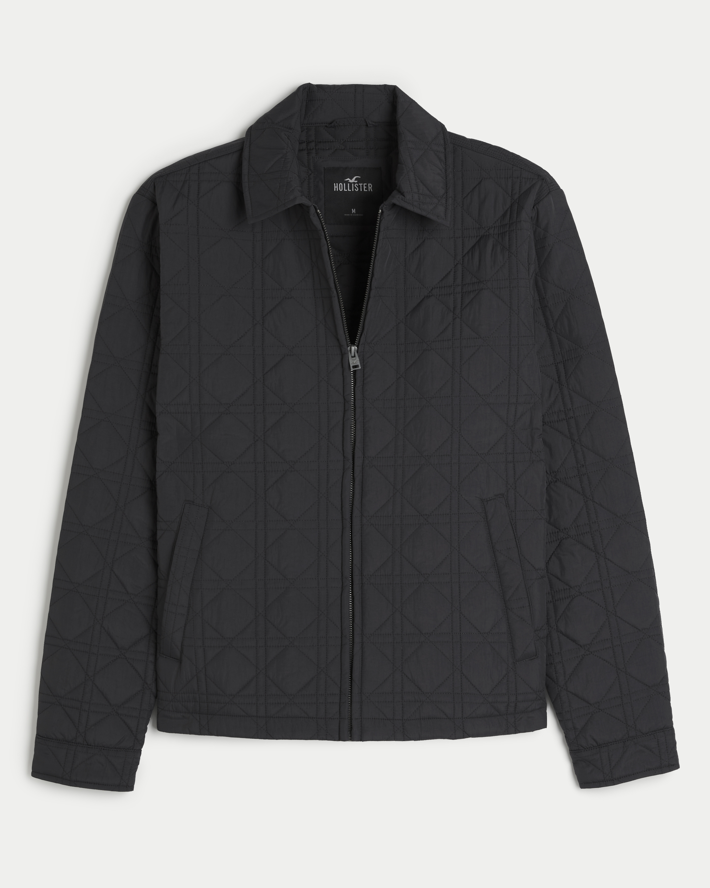 Men's Quilted Zip-Up Jacket | Men's Clearance | HollisterCo.com