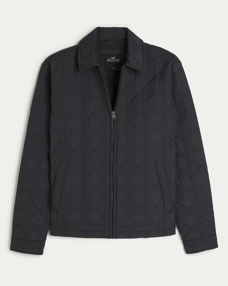 Hollister quilted jacket on sale