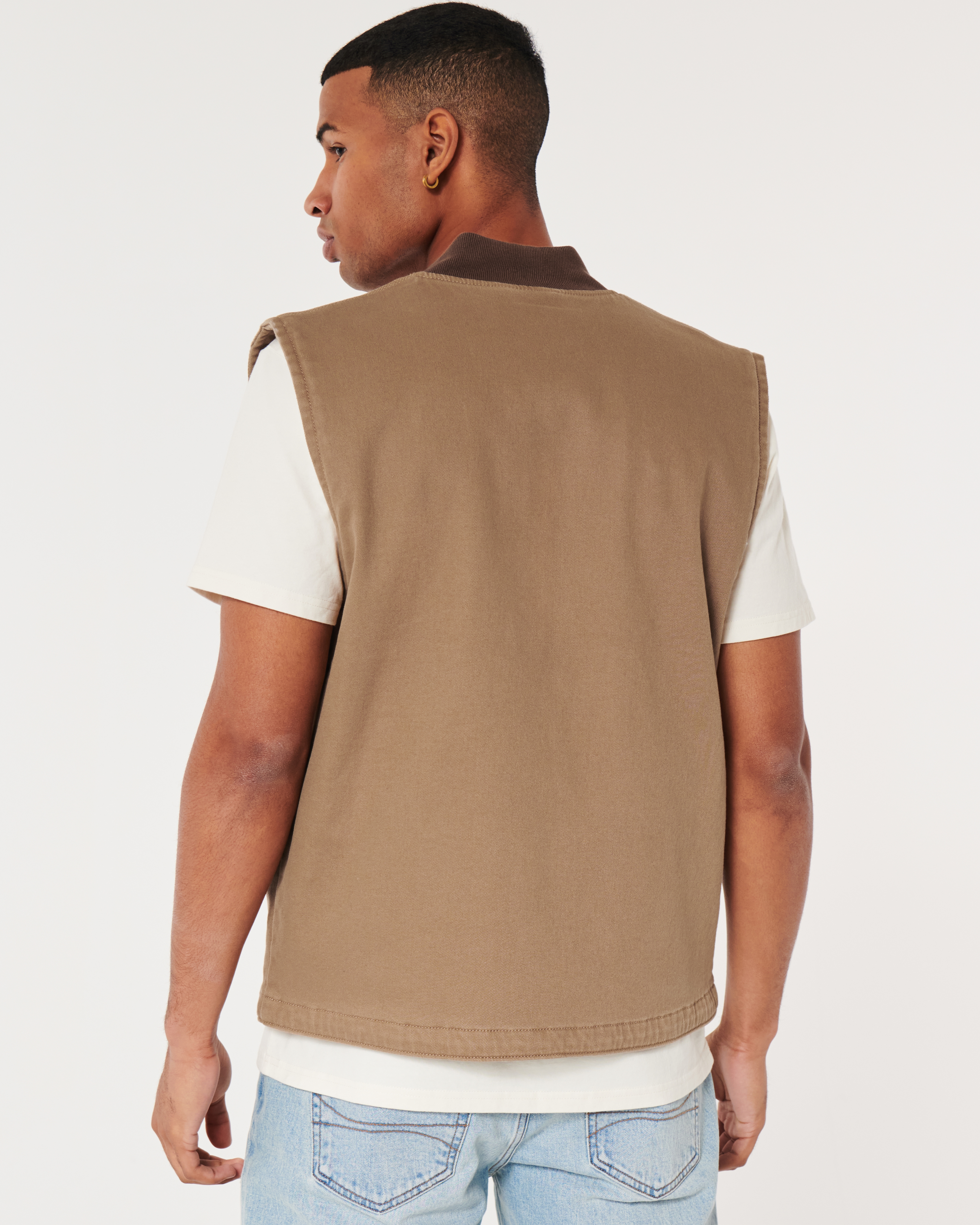 Hollister vest outlet jacket