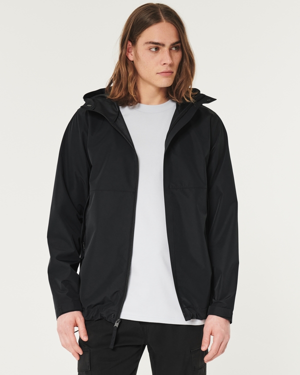 Hooded All-Weather Jacket, Black