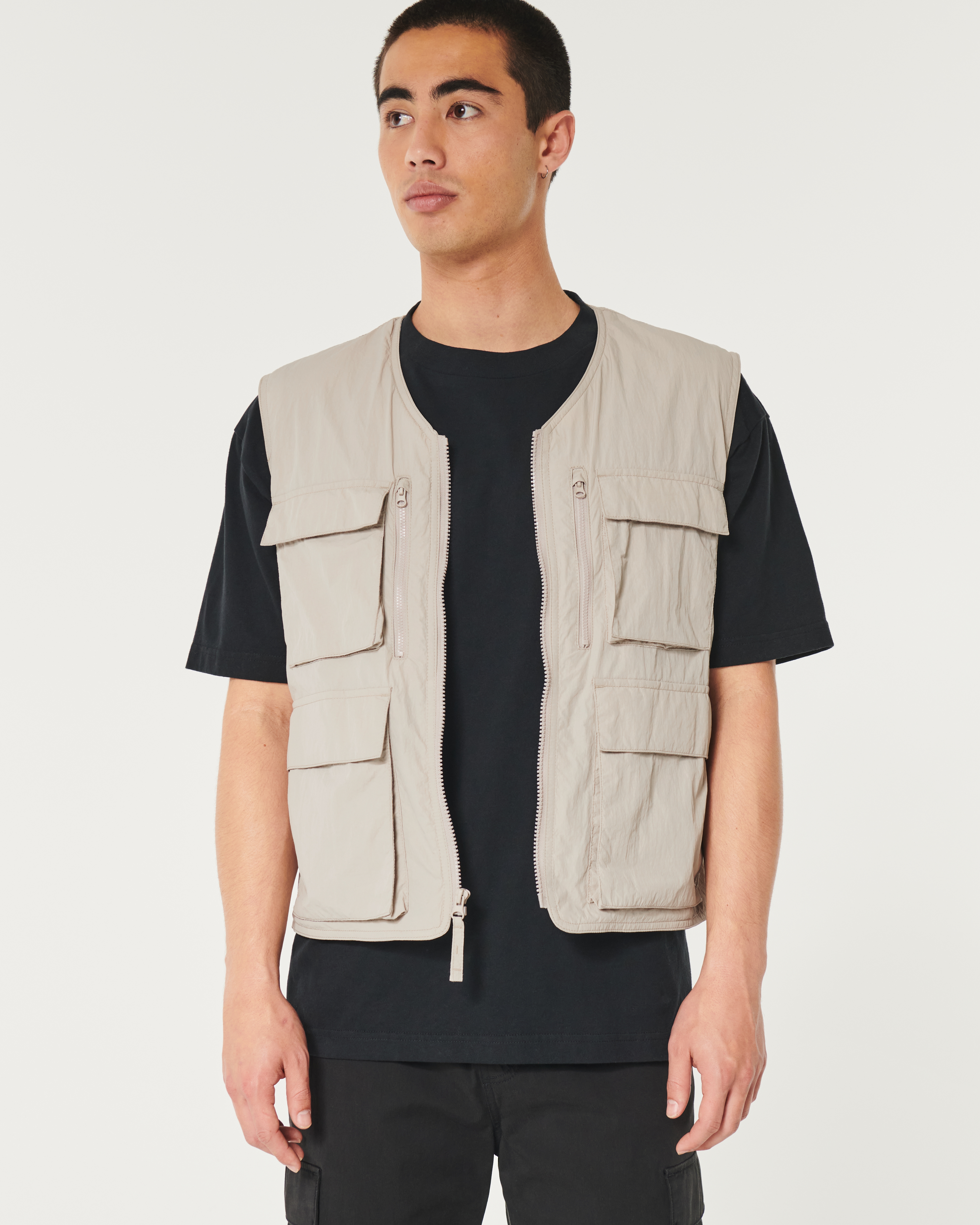 Men's Mesh-Lined Festival Vest | Men's Sale | HollisterCo.com