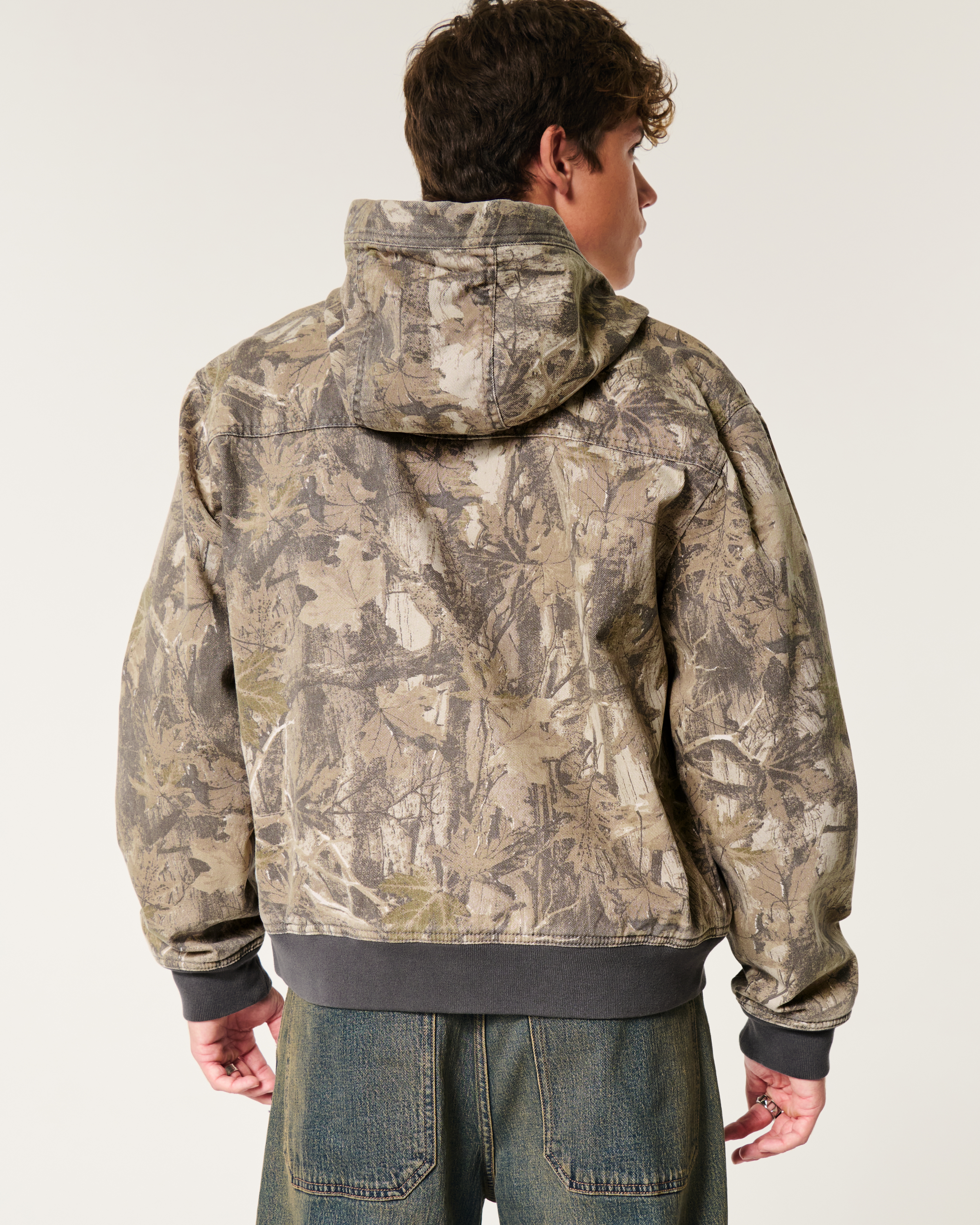 Hollister camouflage hoodie sale