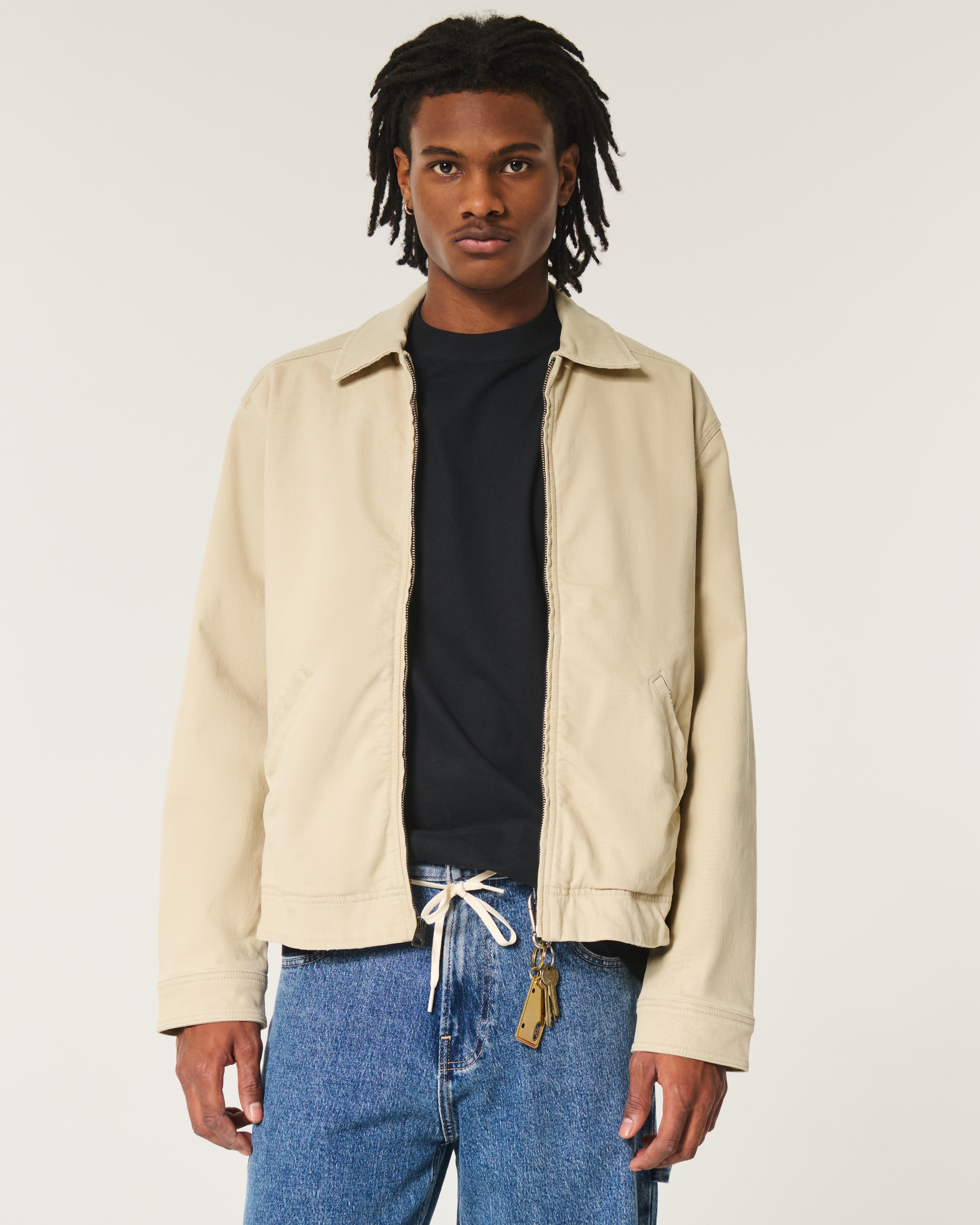 Zip-Up Workwear Jacket