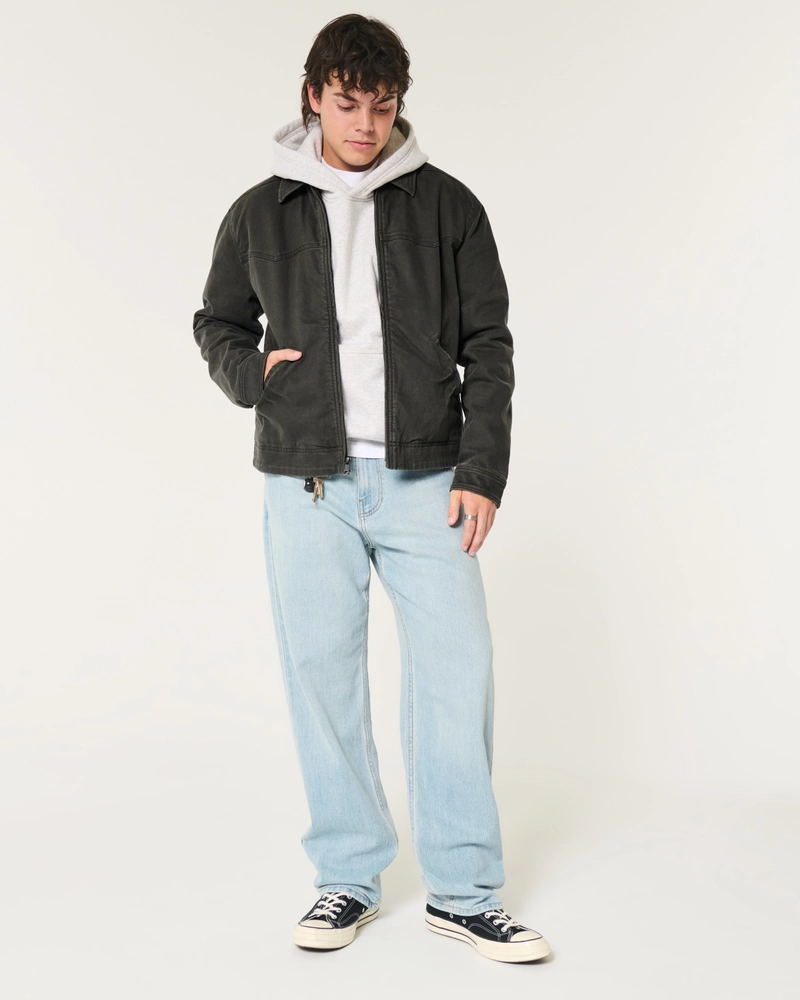 Zip-Up Workwear Jacket