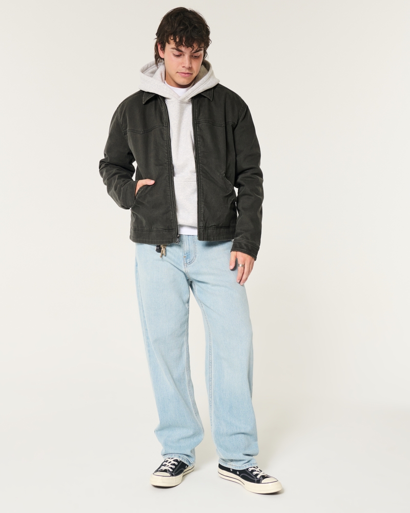 Zip-Up Workwear Jacket