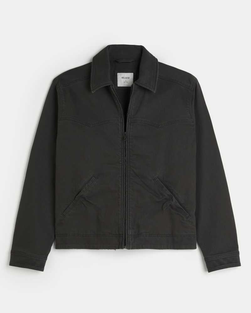 Hollister black coat hotsell