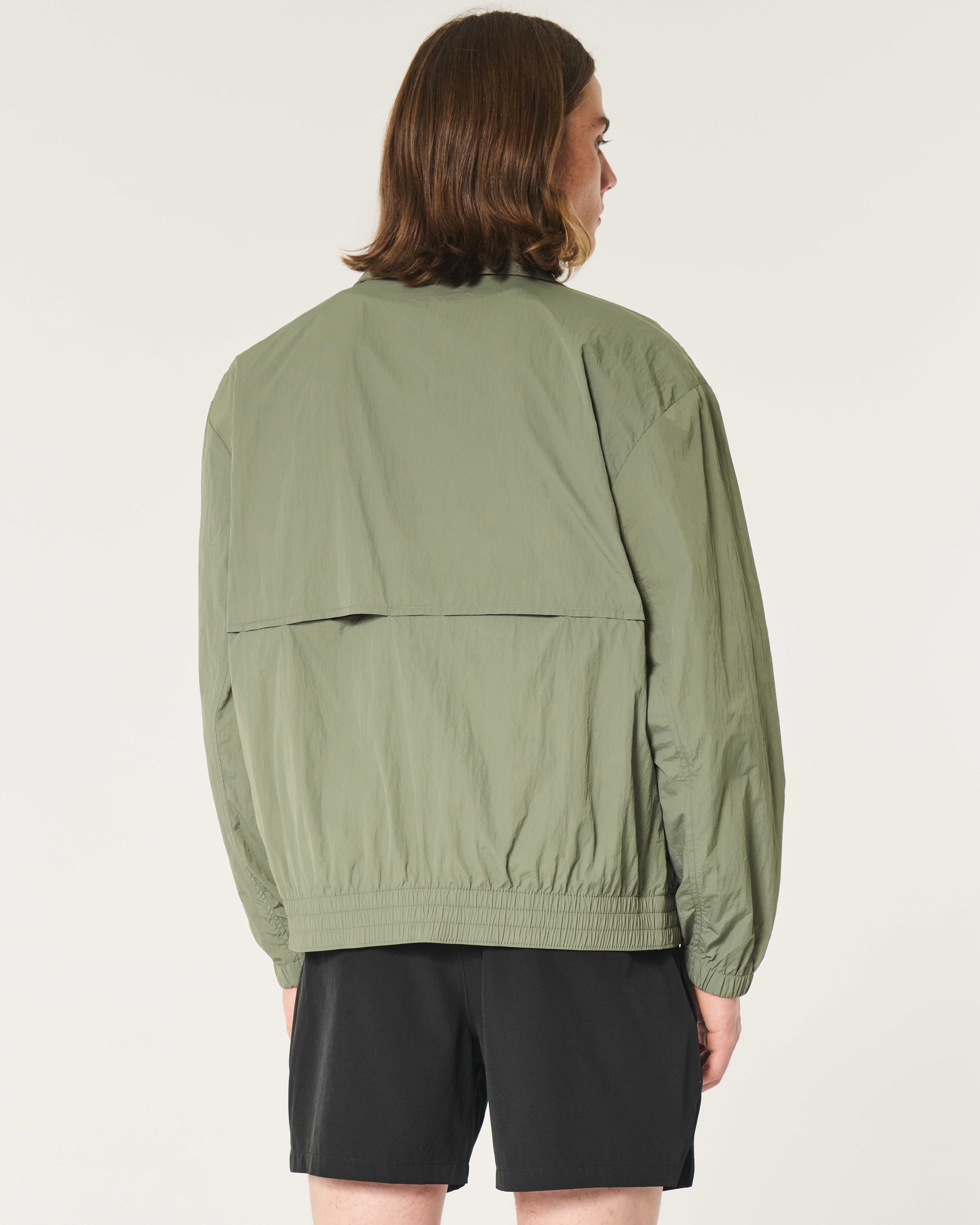 Men's Zip-Up Nylon Jacket | Men's Clearance | HollisterCo.com