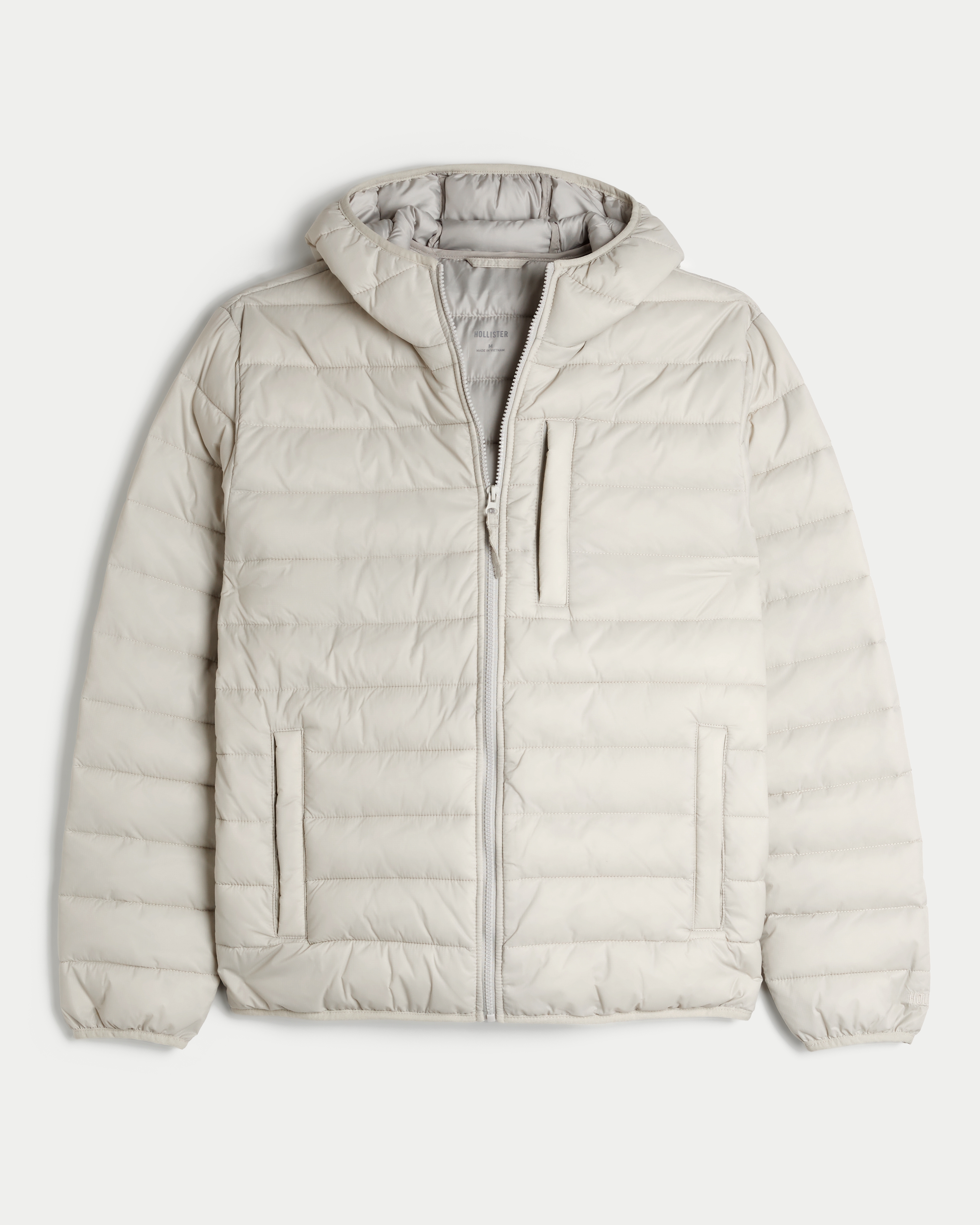 Hollister white puffer hotsell