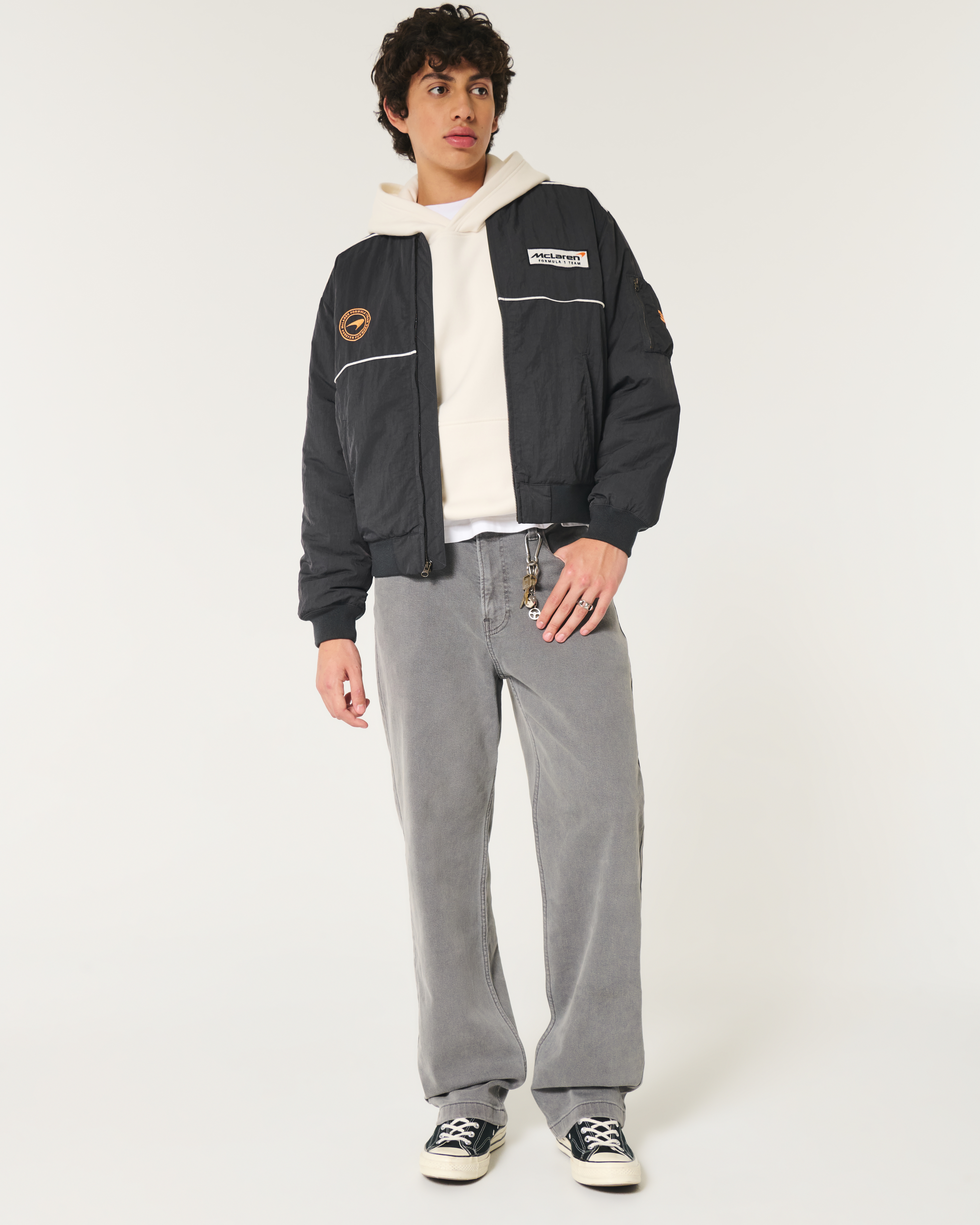 Hollister Men s McLaren Graphic Bomber Jacket