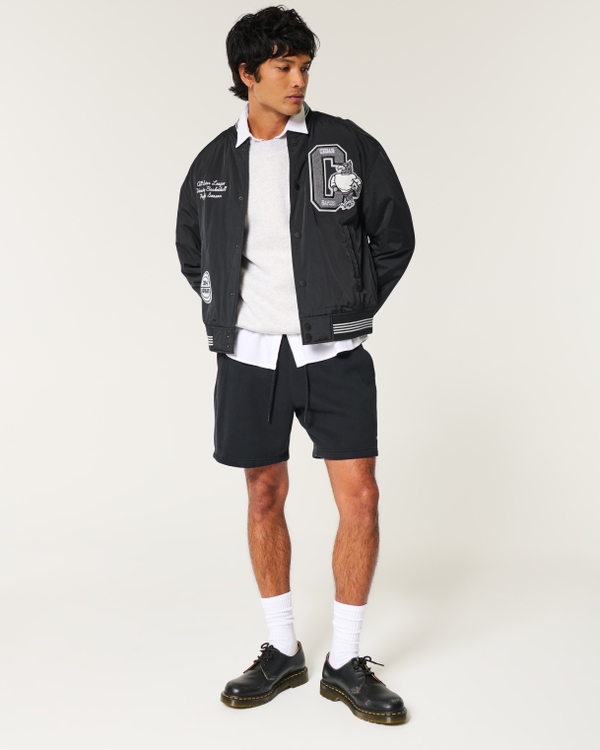 メンズ バーシティーグラフィック ボンバージャケット | メンズ セール