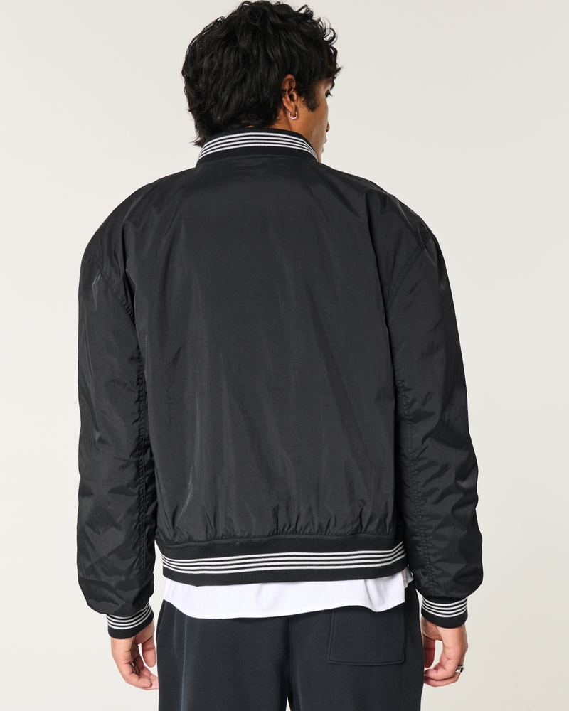 メンズ バーシティーグラフィック ボンバージャケット | メンズ