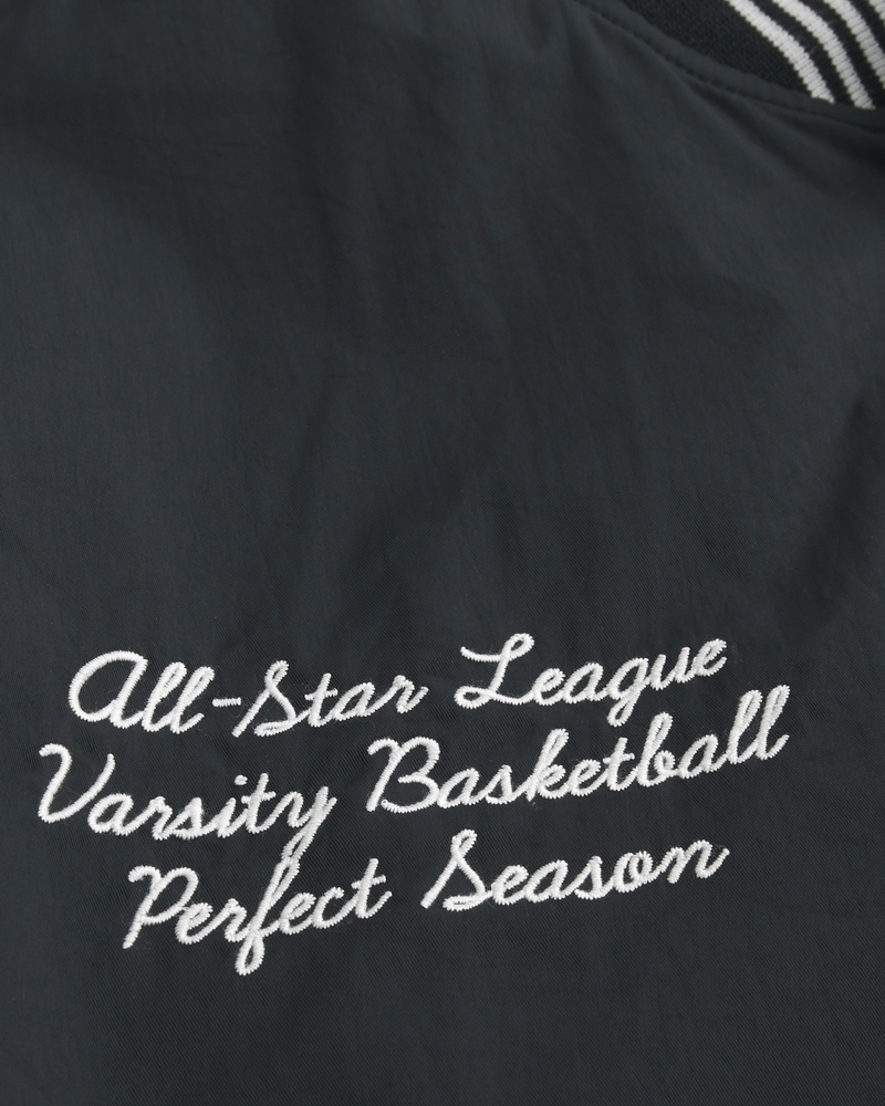 メンズ バーシティーグラフィック ボンバージャケット | メンズ