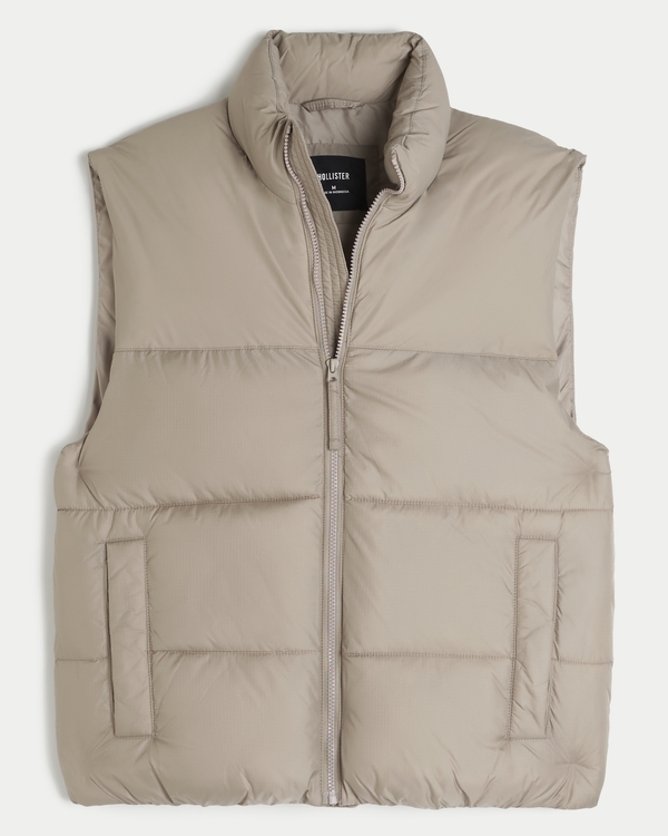 Men's Zip-Up Puffer Vest | Men's Sale | HollisterCo.com