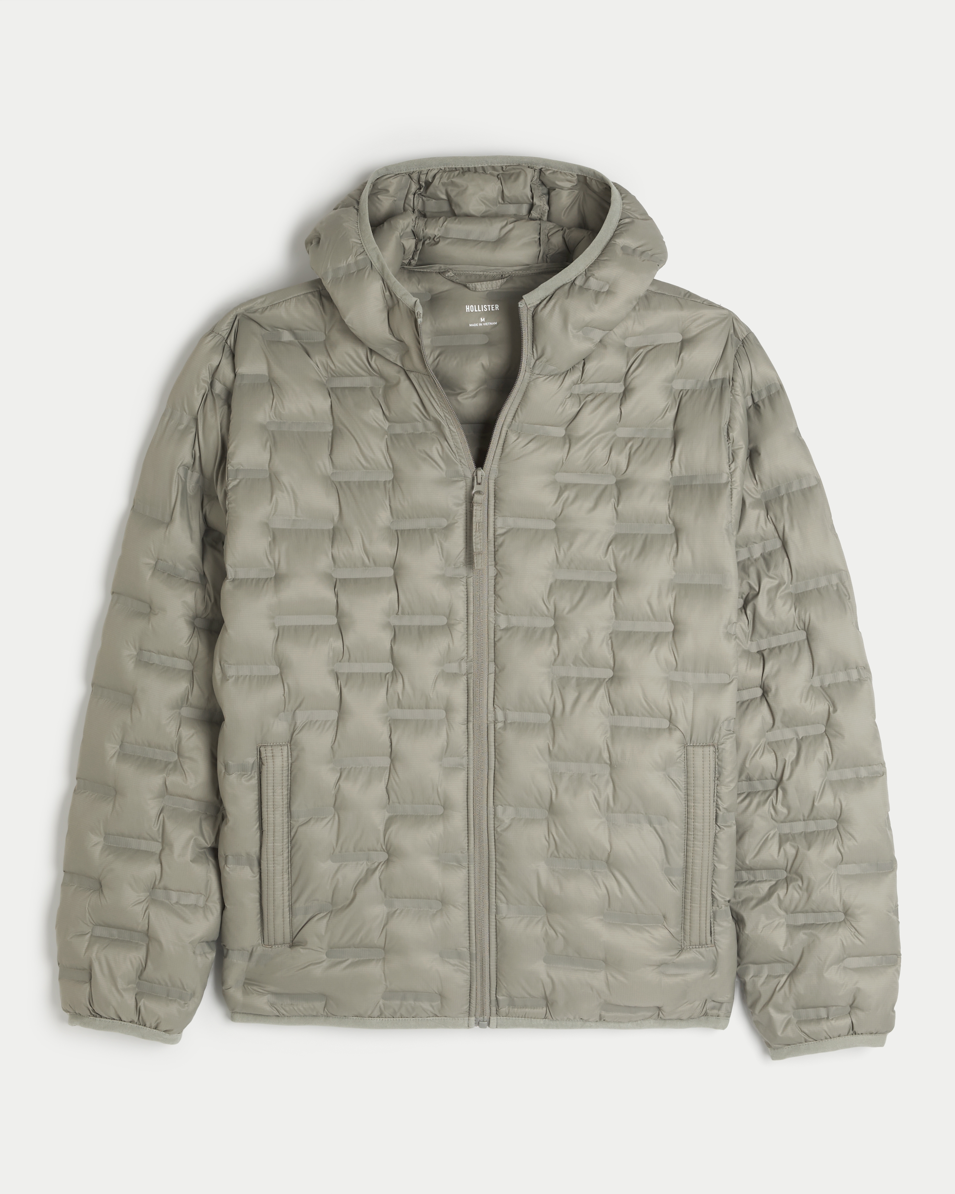 Hollister Men s Mid weight Hooded Puffer Jacket