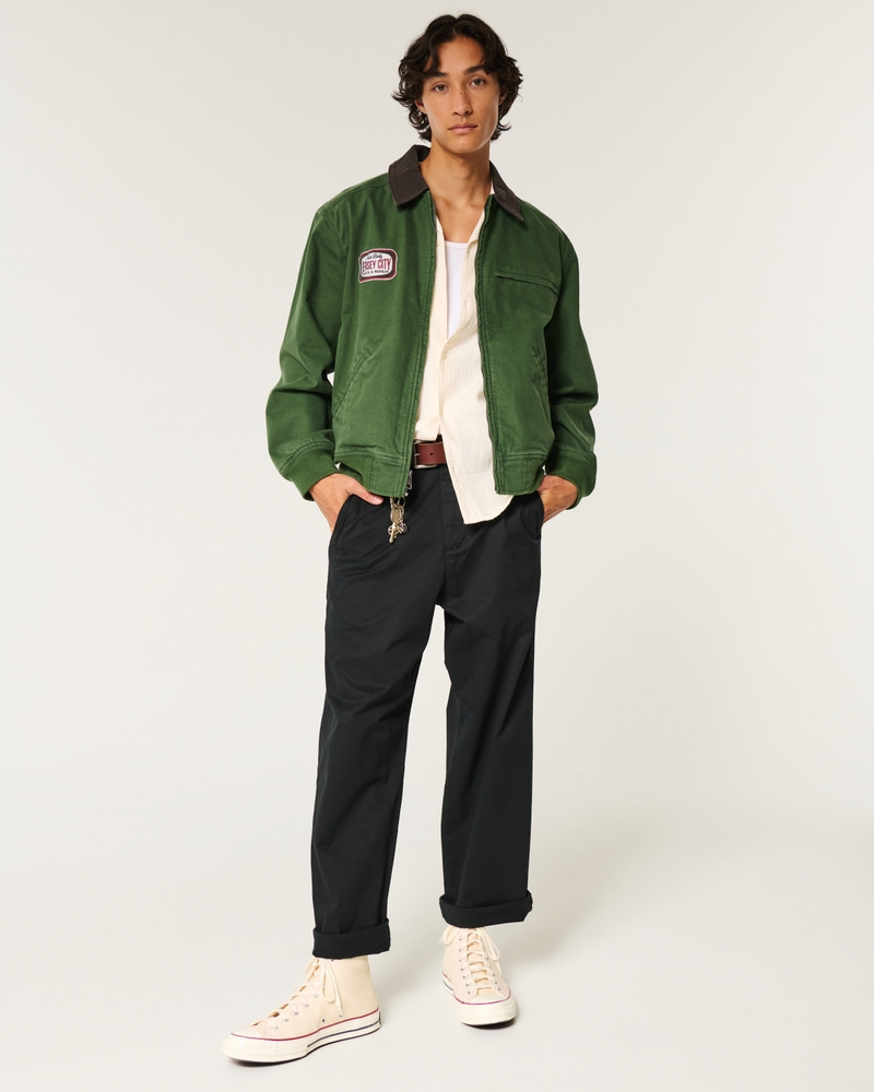 Zip-Up Workwear Jacket