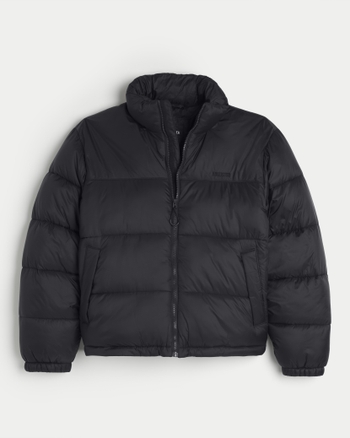 Men s Mock Neck Puffer Jacket Men s Jackets Coats