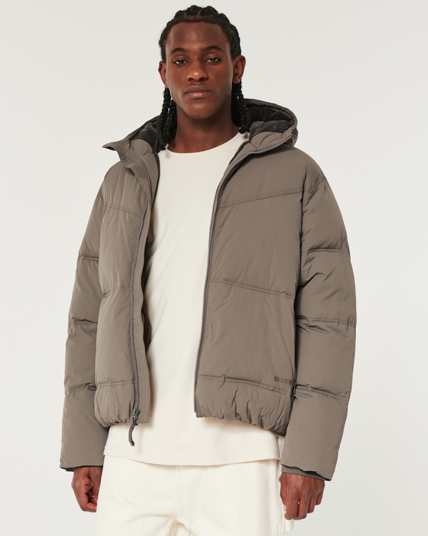 Hollister Co. CHAIN - Winter coat - beetle/olive 