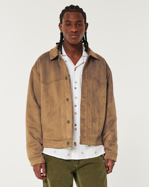Jackets & Coats  Hollister Co. Mens Faux Fur-Lined All-Weather Parka Med  Grey Flat · AmrWadeaArt
