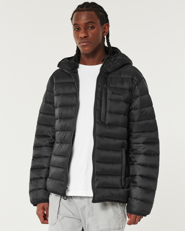 Hollister Fleece-Lined All-Weather Hoodie Jacket