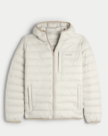 Hollister Co. Full Zip Puffer Coats & Jackets for Men