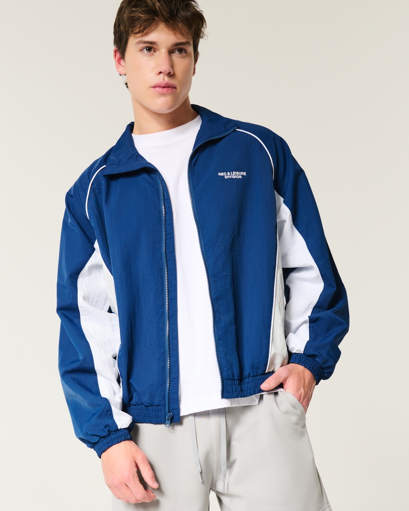 Rec & Leisure Division Graphic Windbreaker Jacket