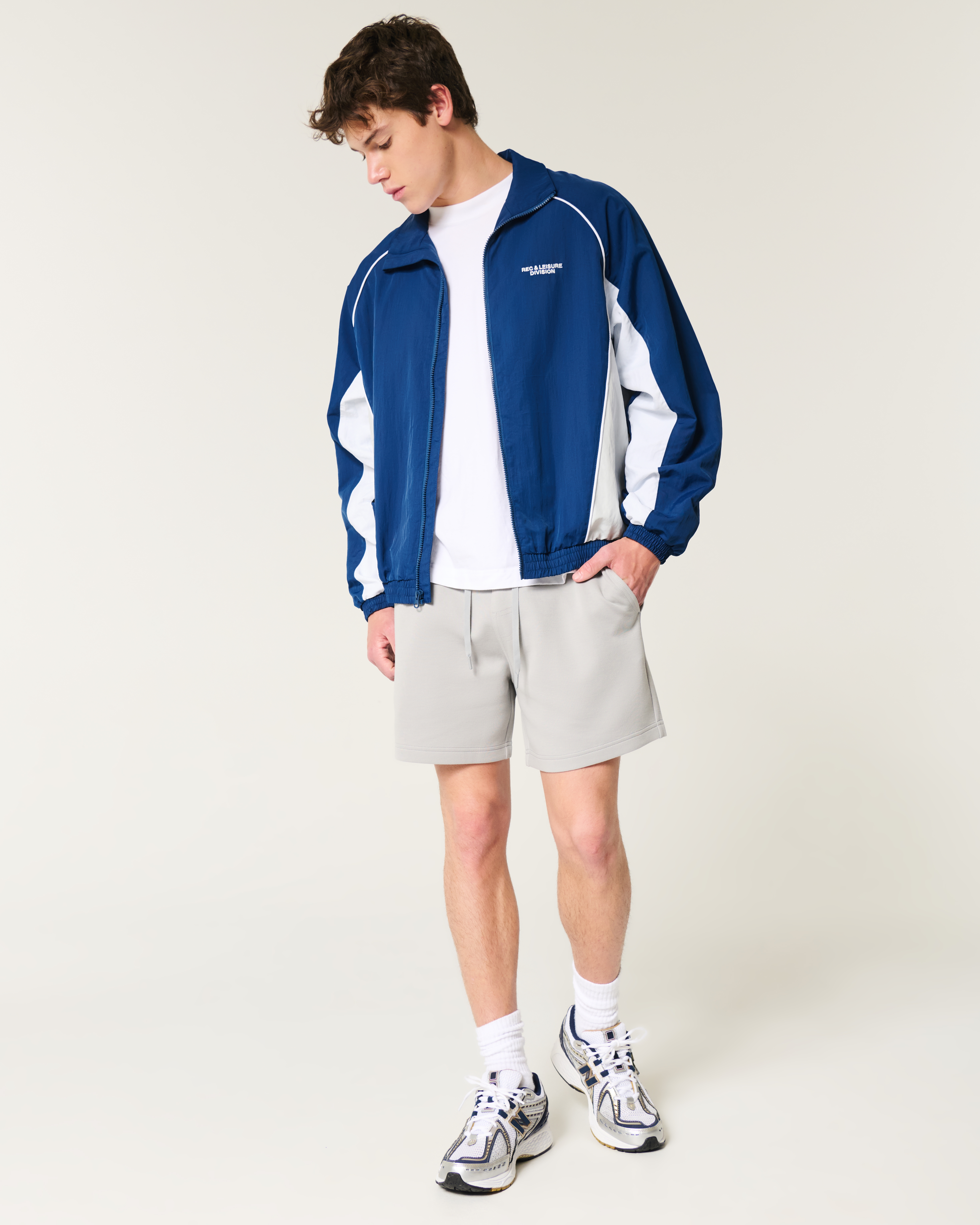 Rec & Leisure Division Graphic Windbreaker Jacket