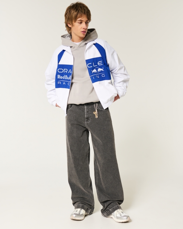 Oracle Red Bull Racing Graphic Track Jacket, White view 2