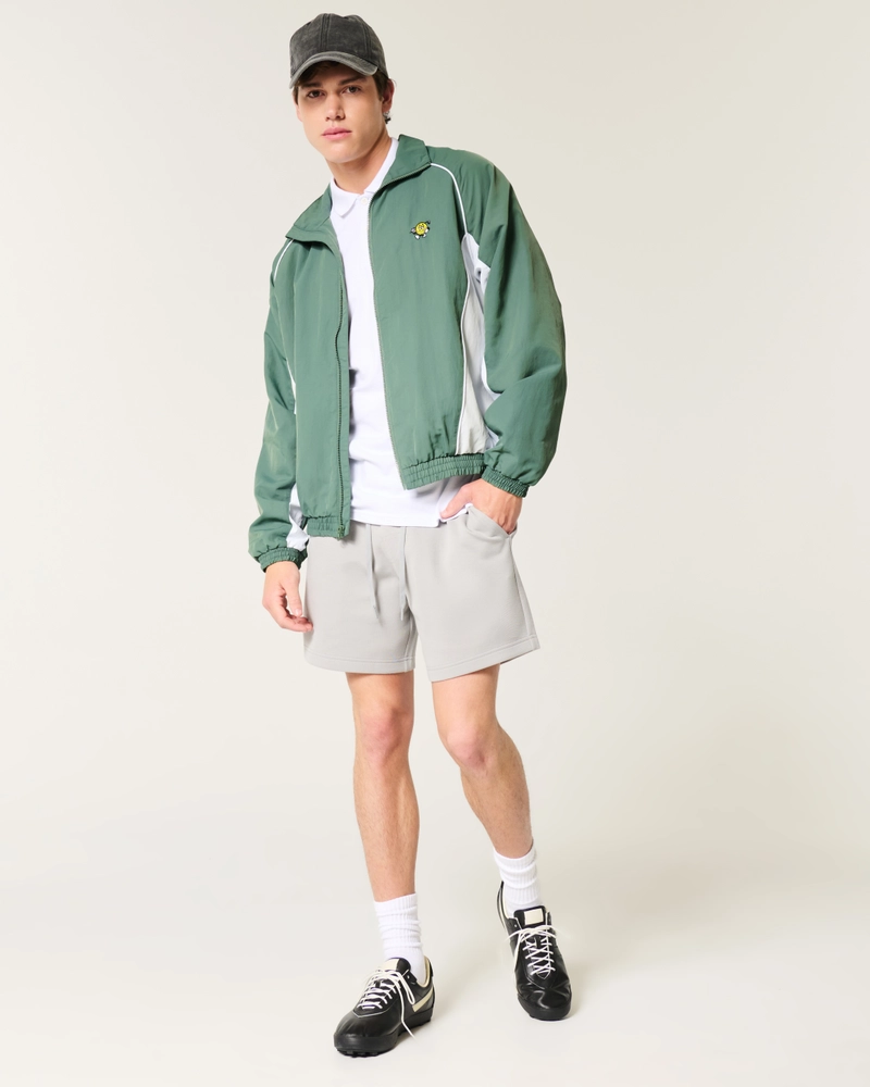 Golf Graphic Windbreaker Jacket