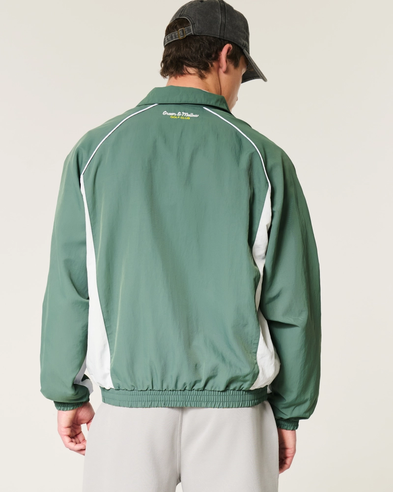 Golf Graphic Windbreaker Jacket