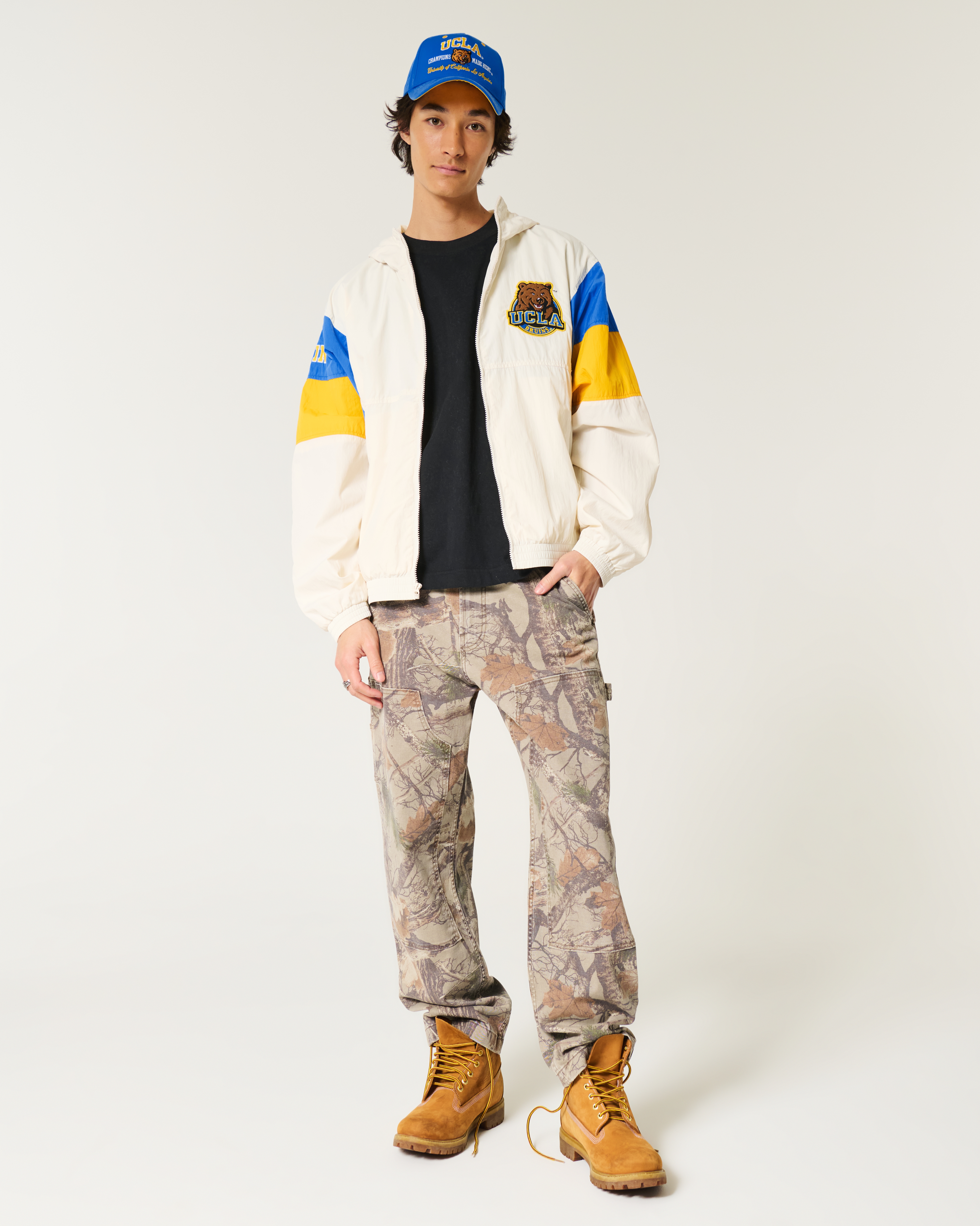 UCLA Bruins Graphic Hooded Windbreaker Jacket