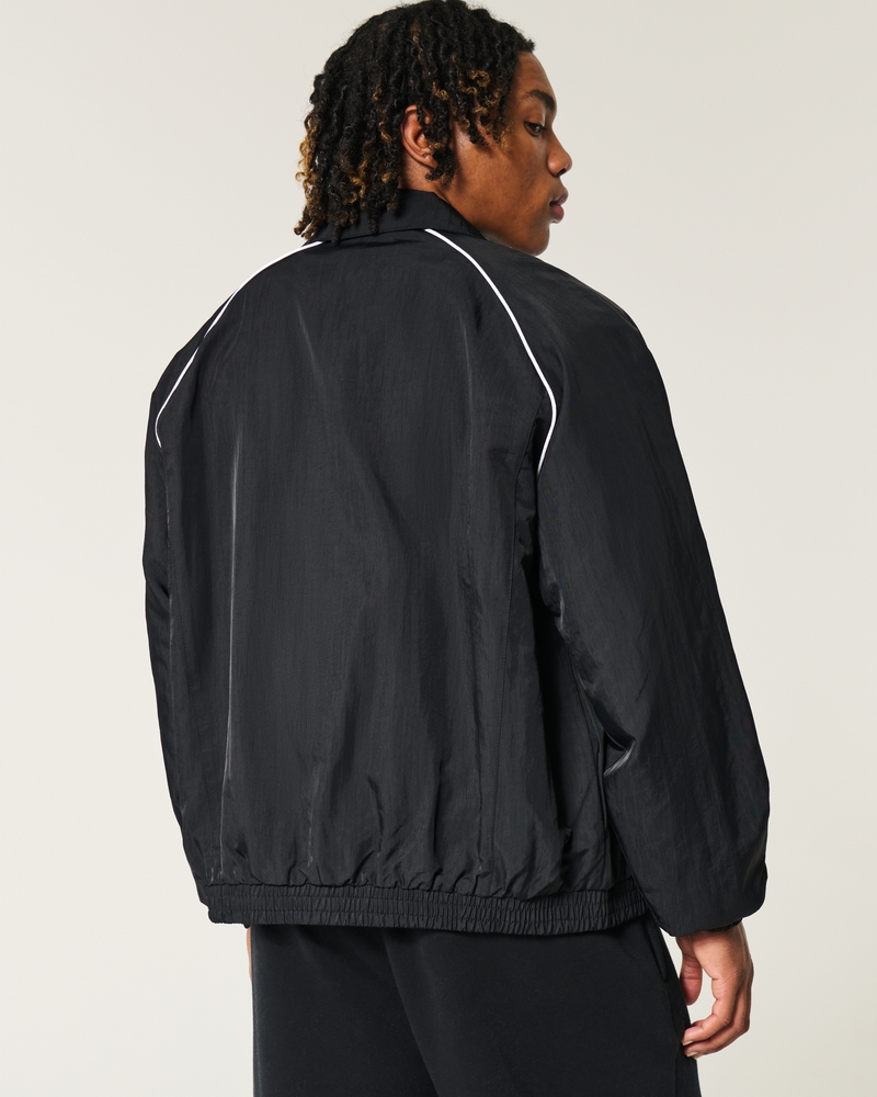 Zip-Up Windbreaker Jacket