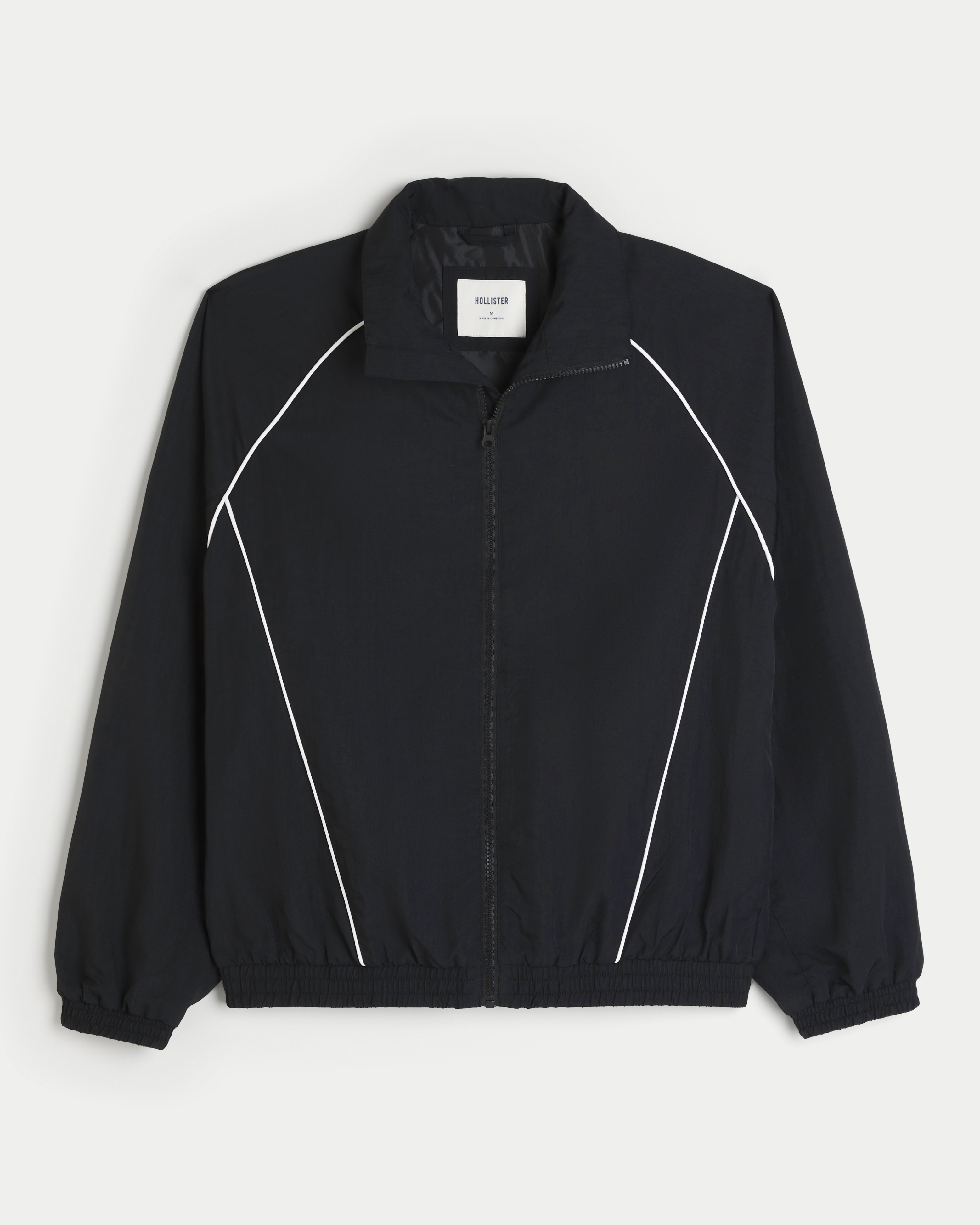 Zip-Up Windbreaker Jacket