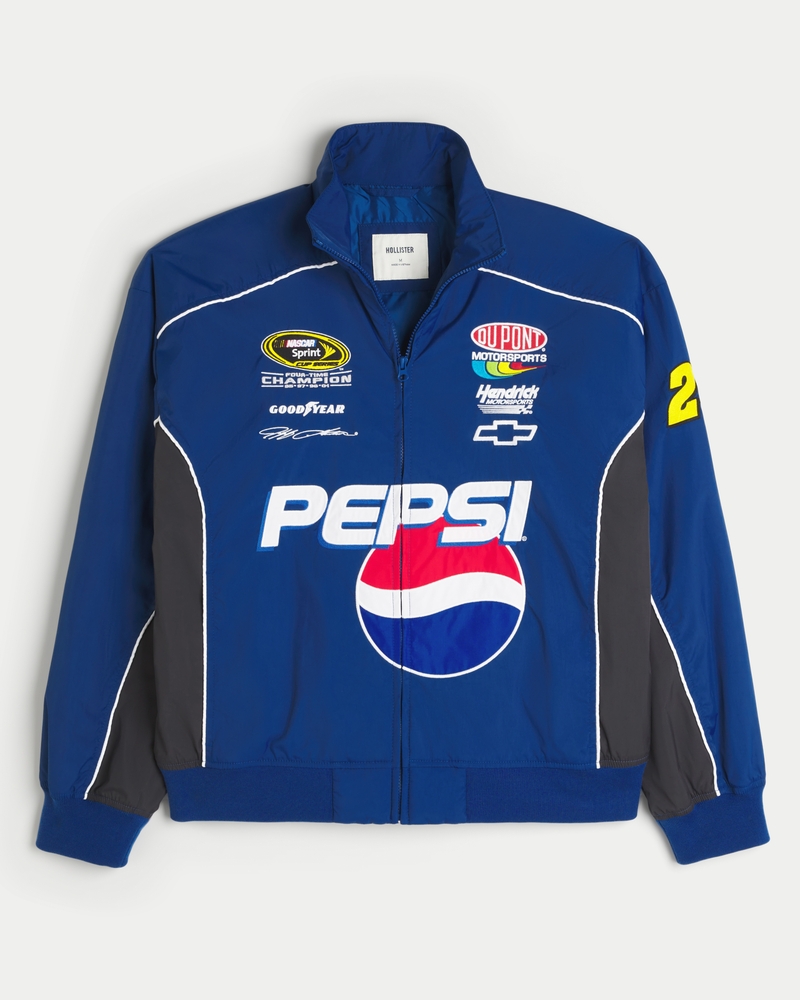 Pepsi NASCAR Graphic Zip-Up Racing Jacket