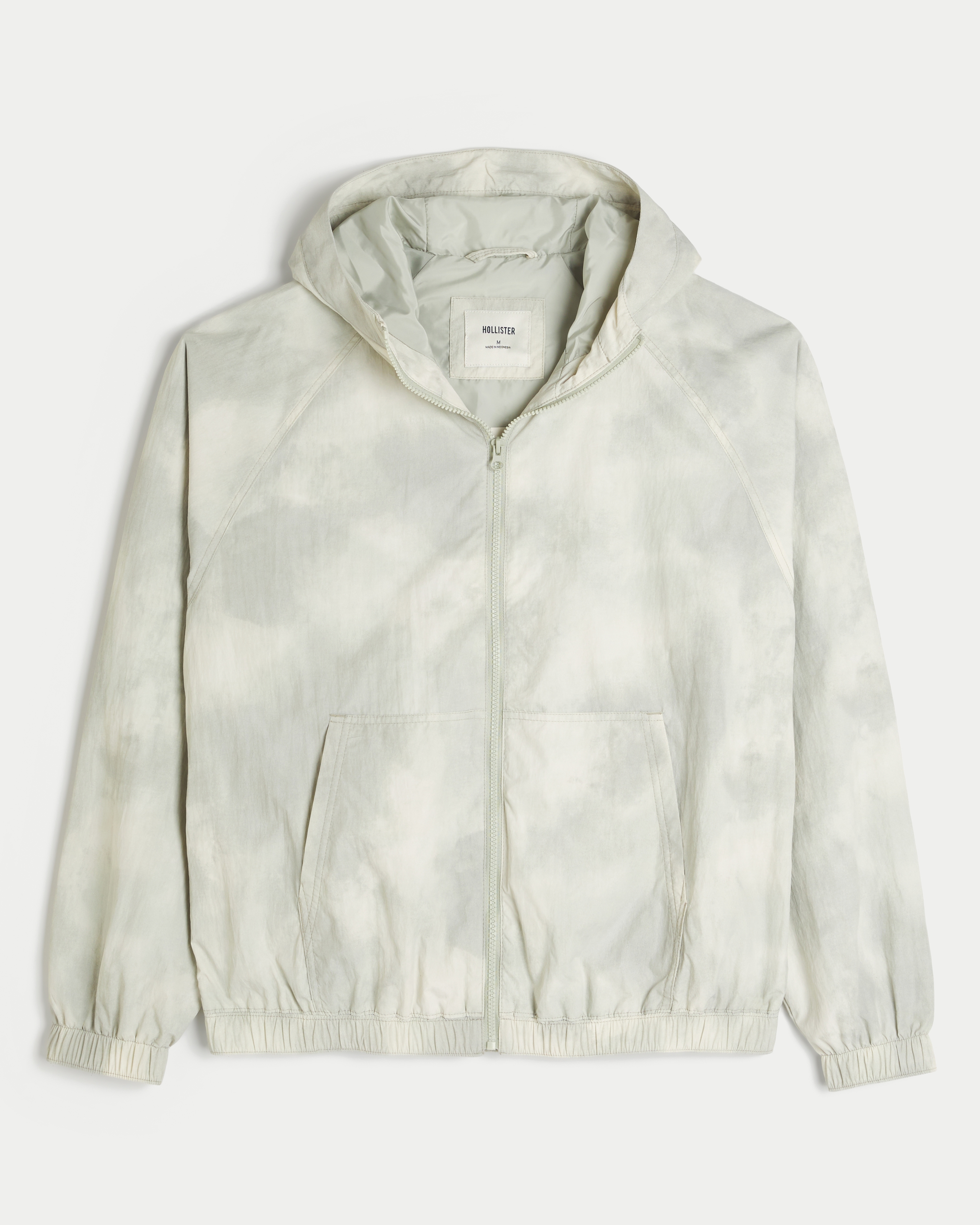 Camo Zip-Up Windbreaker Jacket